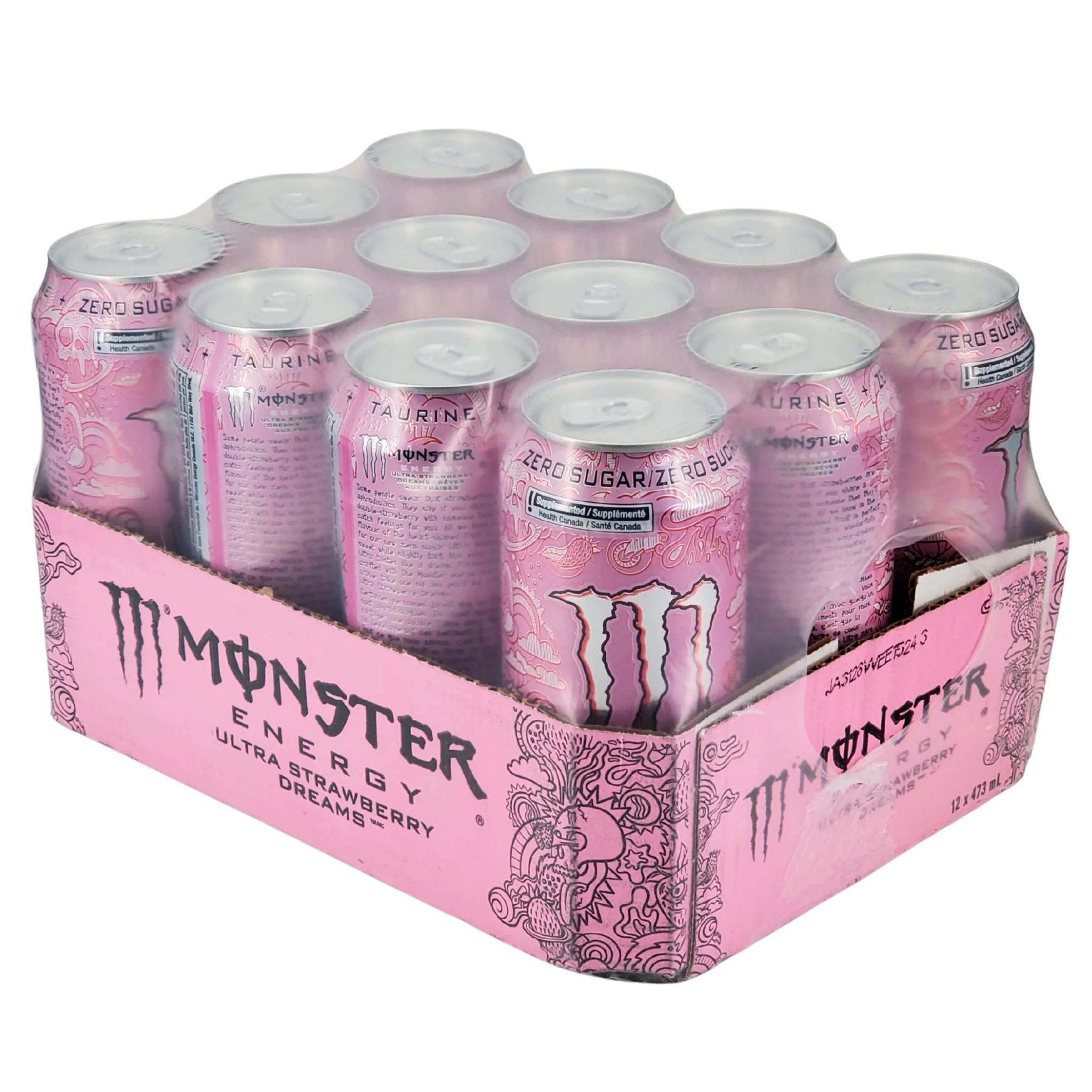 Monster - Ultra Strawberry Dreams Drink - Cans - Image 3