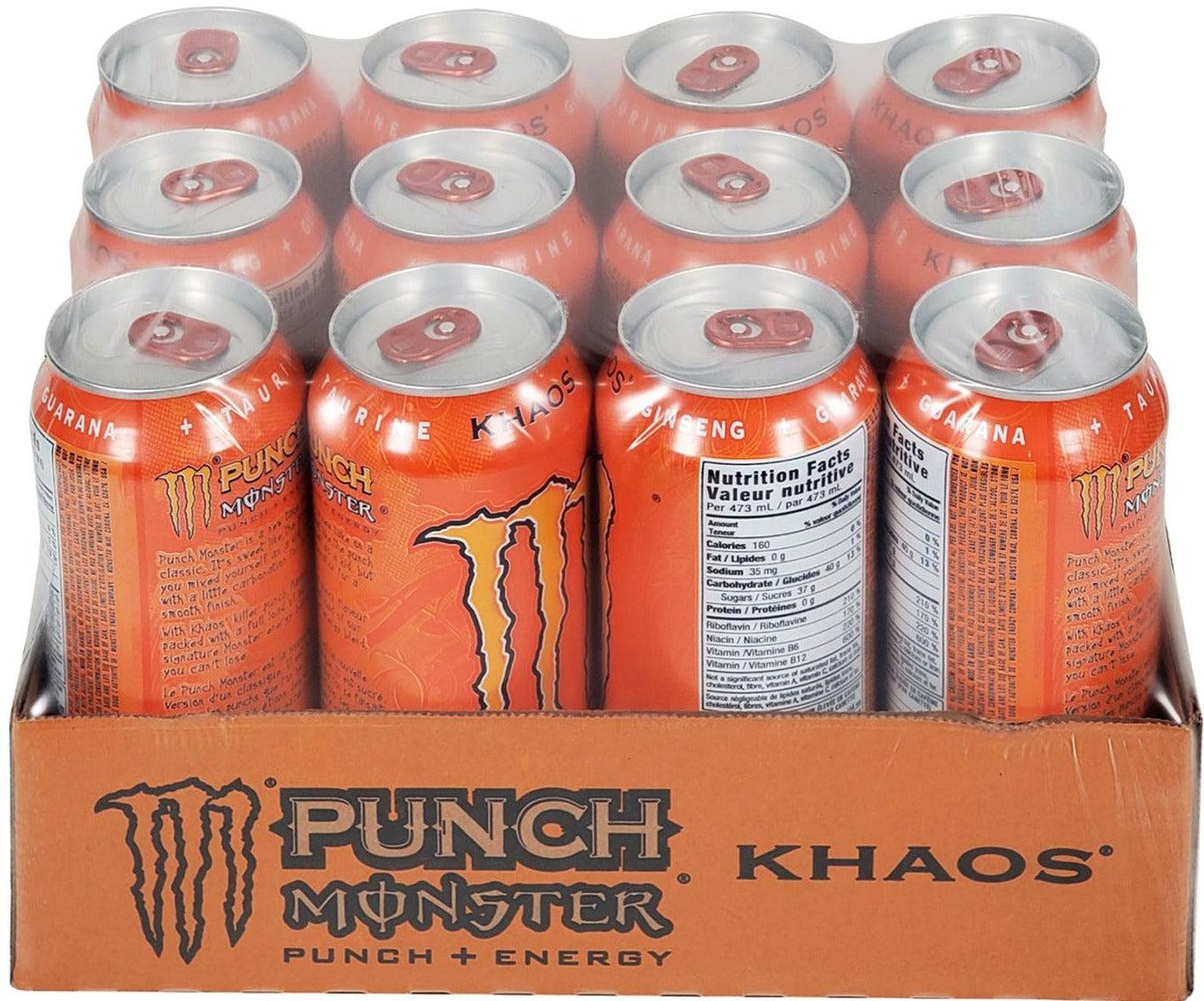 Monster - Khaos/Khaotic Energy Drink - Cans - Image 2