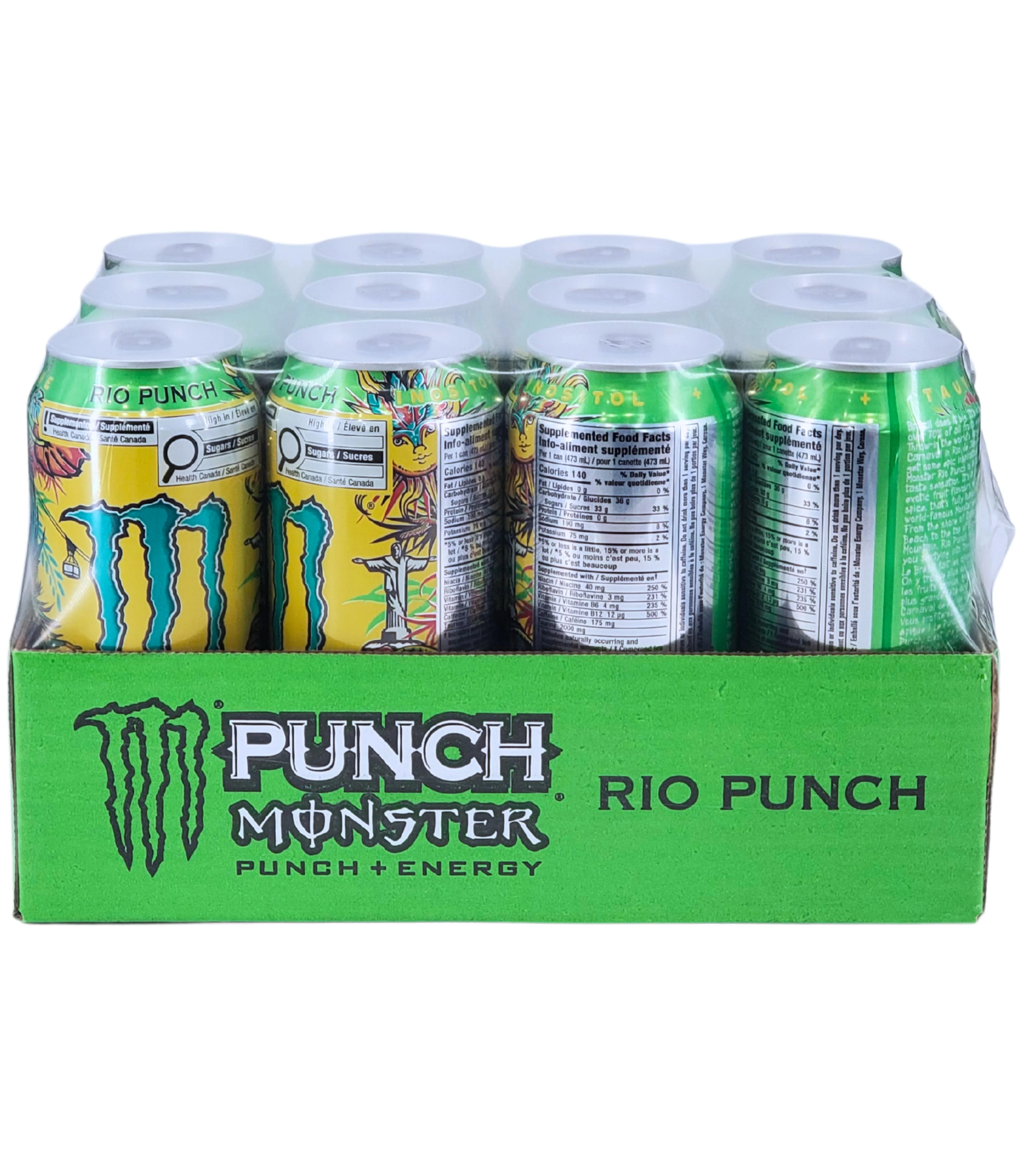 Monster - Rio Punch - Enery Drink - Cans - Image 2