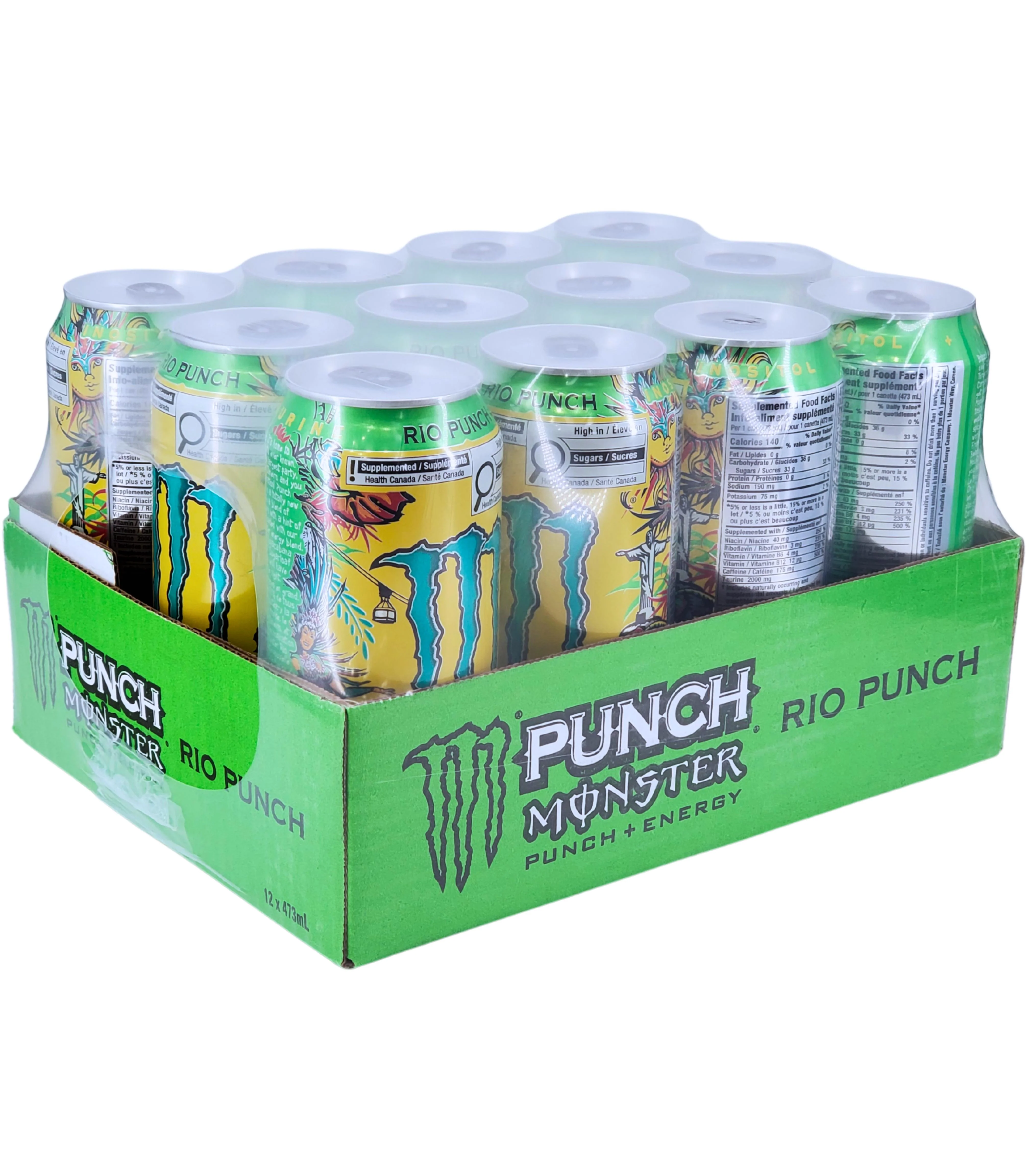 Monster - Rio Punch - Enery Drink - Cans - Image 3