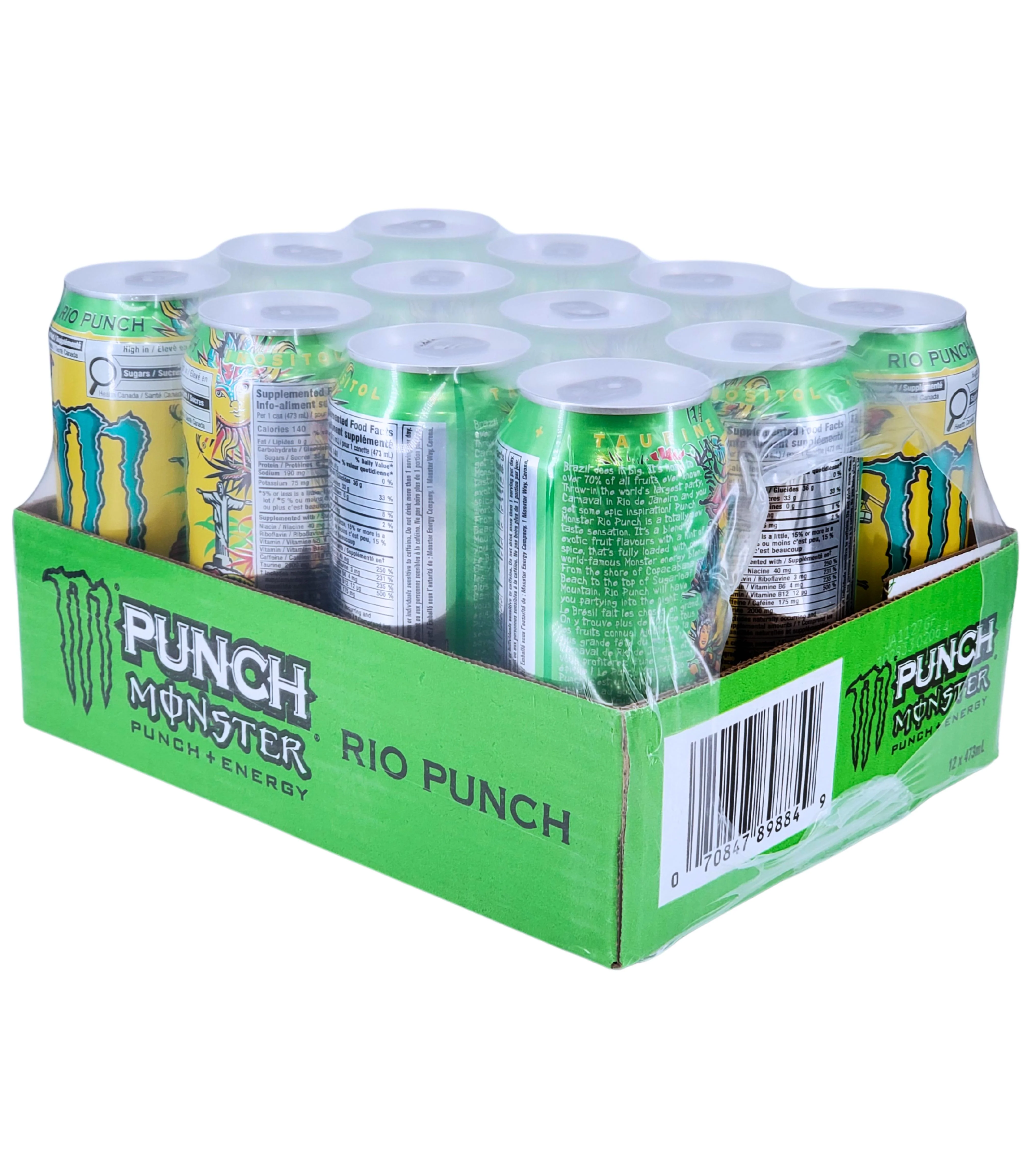 Monster - Rio Punch - Enery Drink - Cans - Image 4