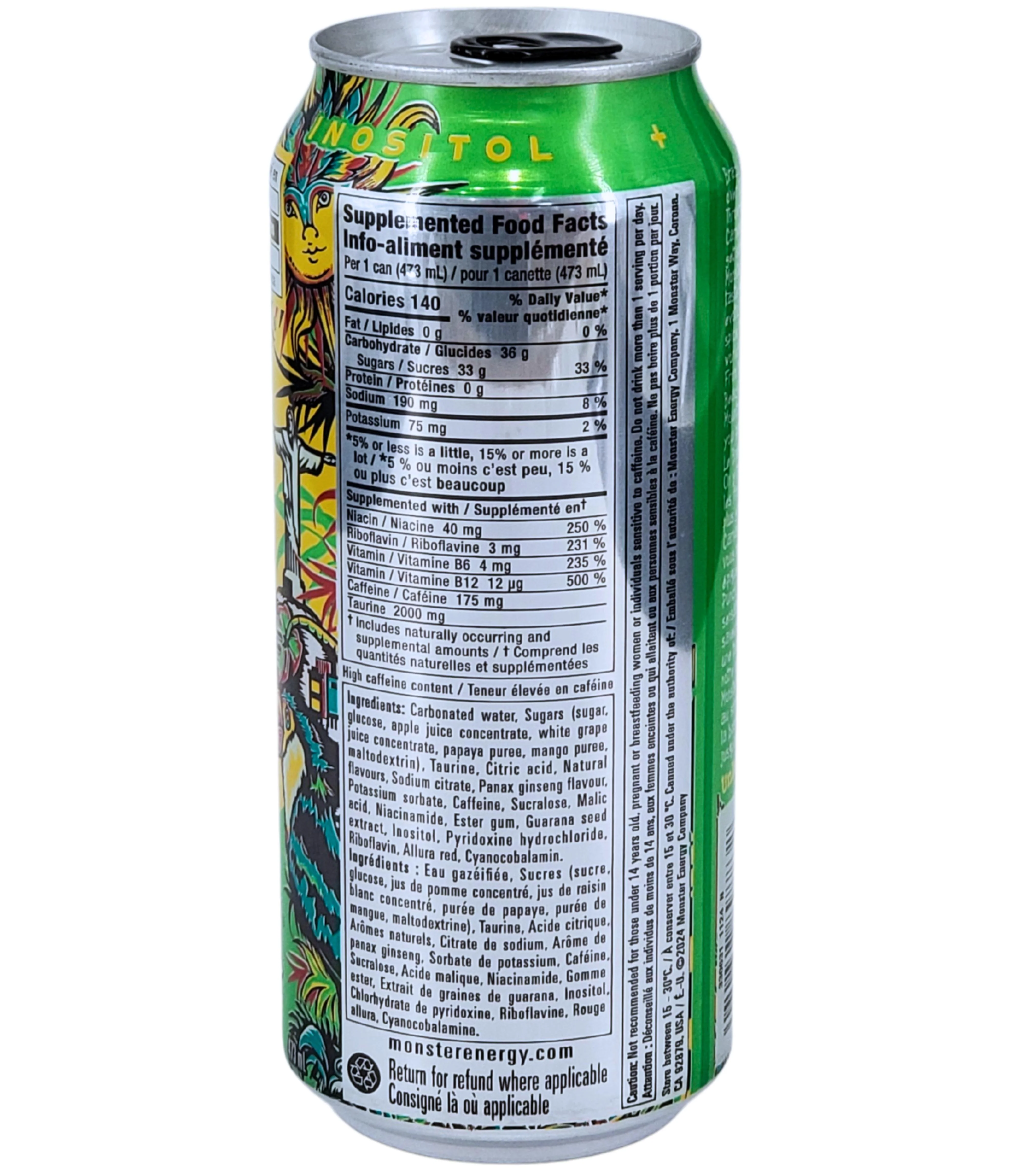 Monster - Rio Punch - Enery Drink - Cans - Image 6