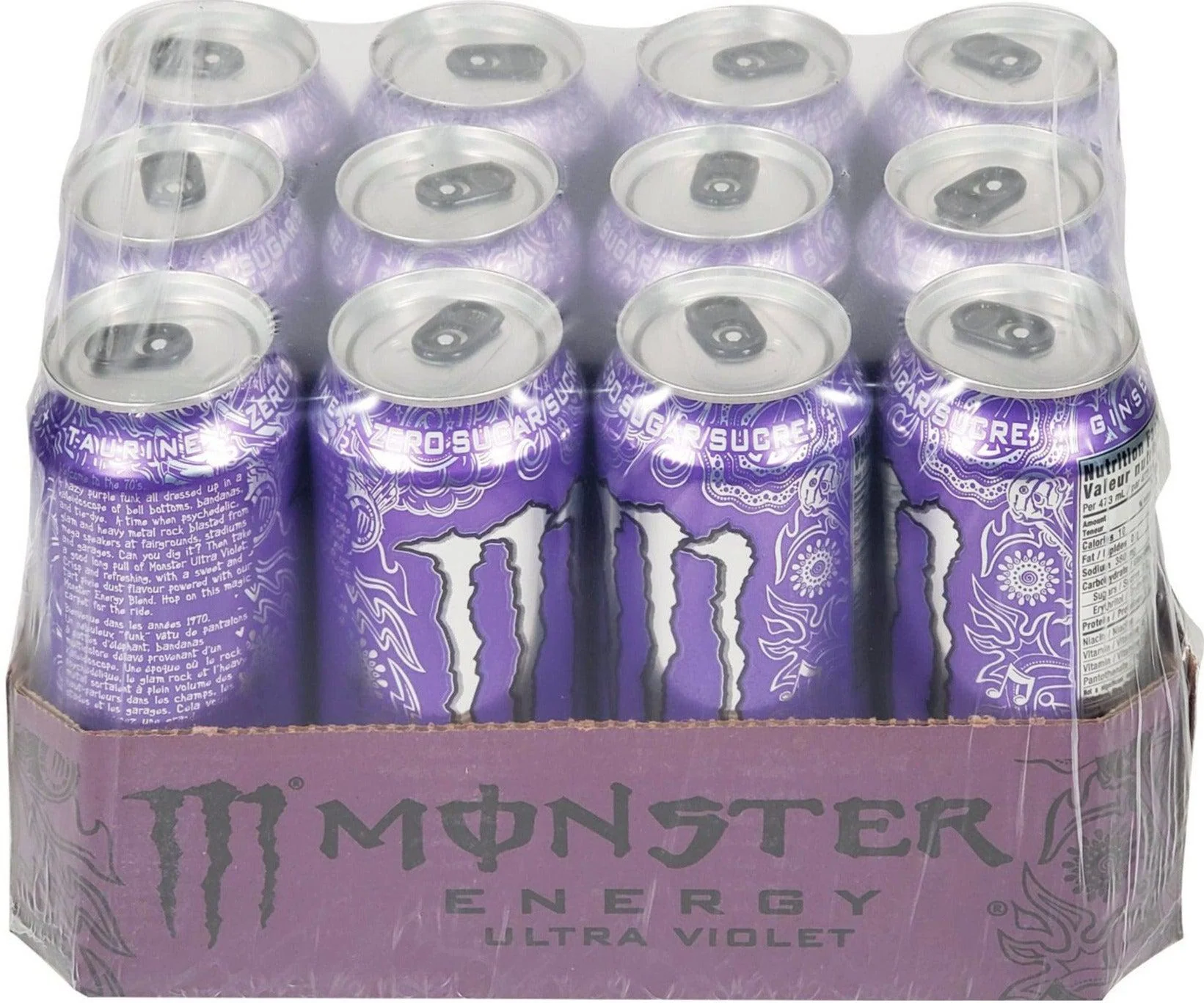 Monster - Ultra Violet Energy Drink - Cans - Image 2