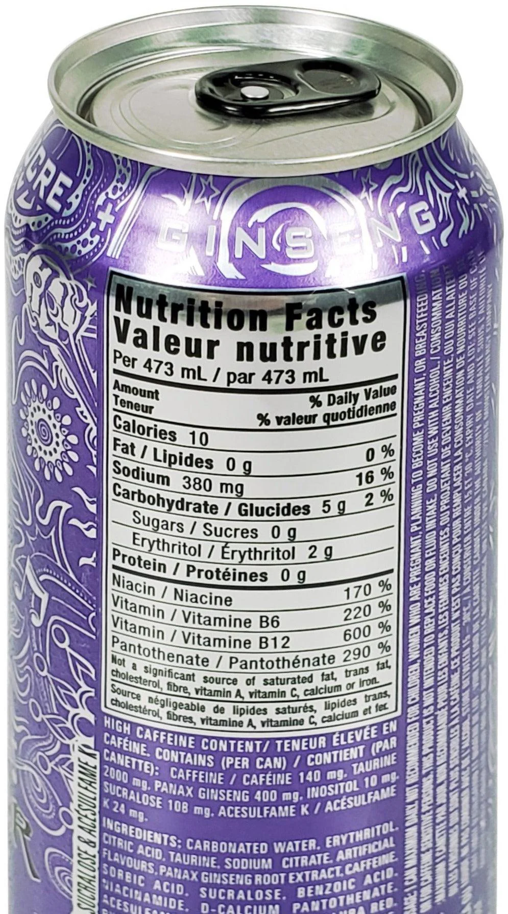 Monster - Ultra Violet Energy Drink - Cans - Image 3