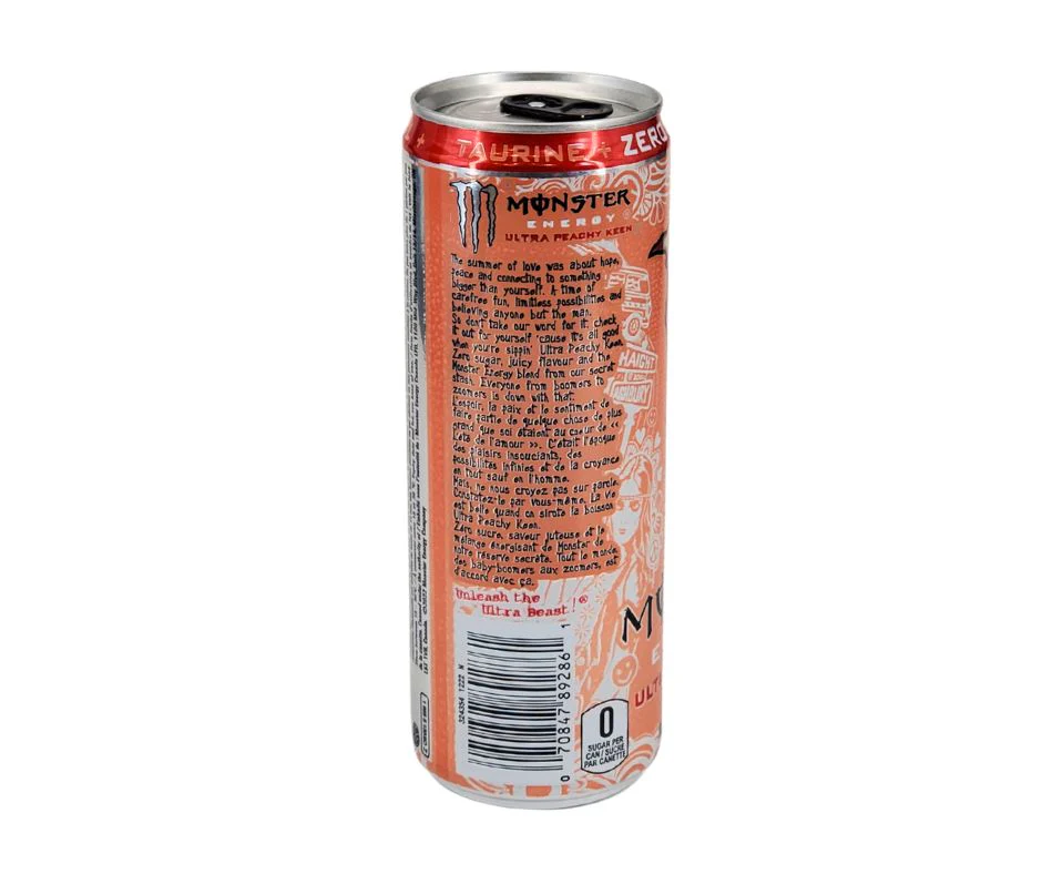 Monster - Zero Ultra Peachy Keen Drink - Cans  8pk - Image 4