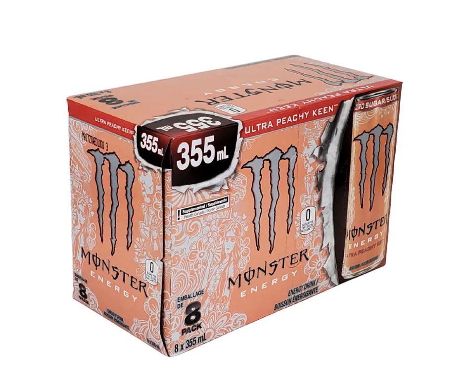 Monster - Zero Ultra Peachy Keen Drink - Cans  8pk - Image 5
