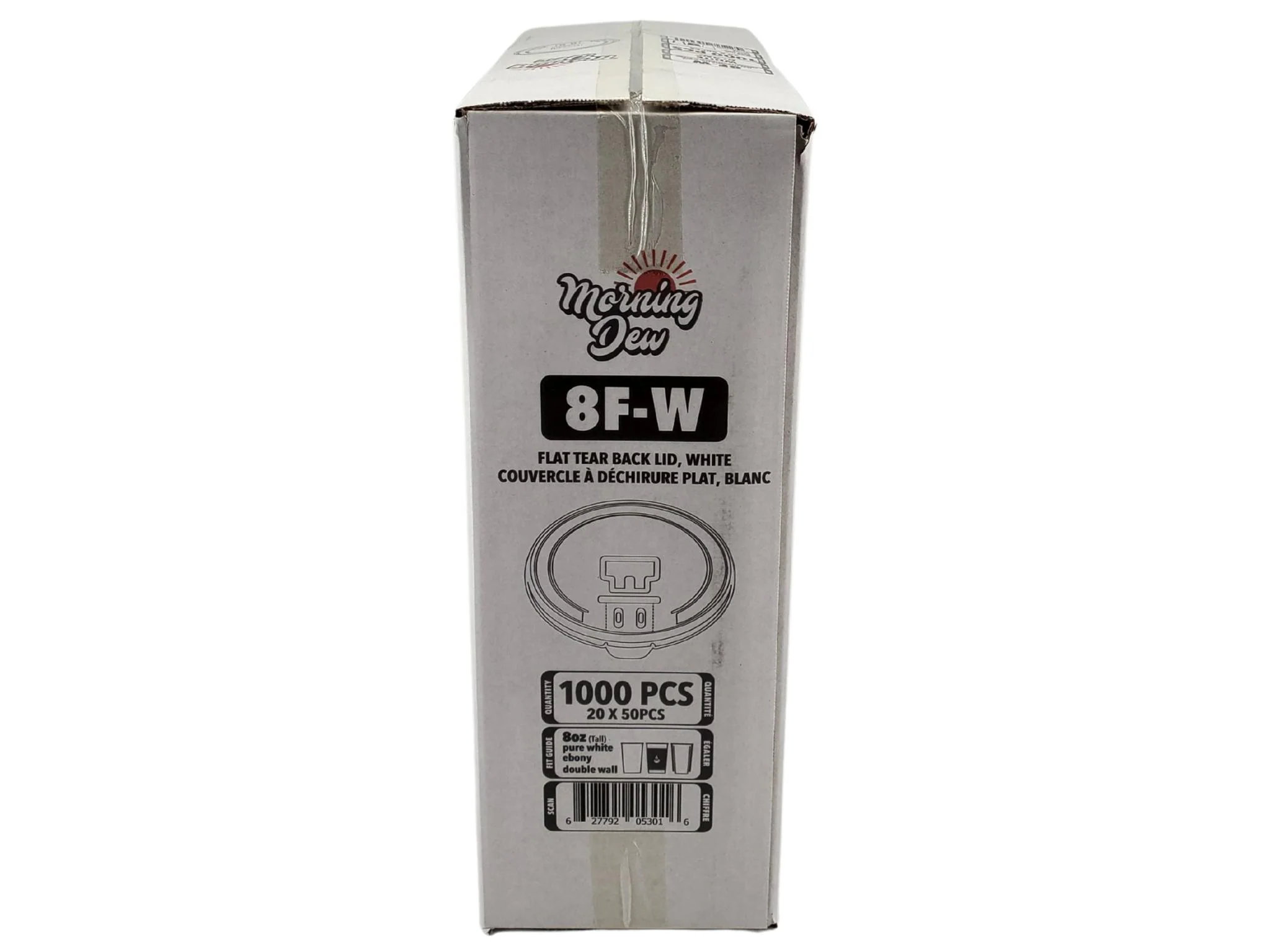 Morning Dew - 8 oz Flat Tear Back Lids - Image 6