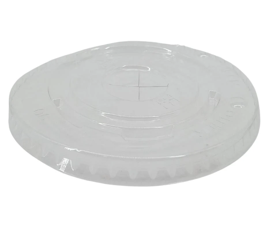 Morning Dew - X Straw Flat PET Lid for 16,22oz Cold Paper Cups - CPC16L - Image 12