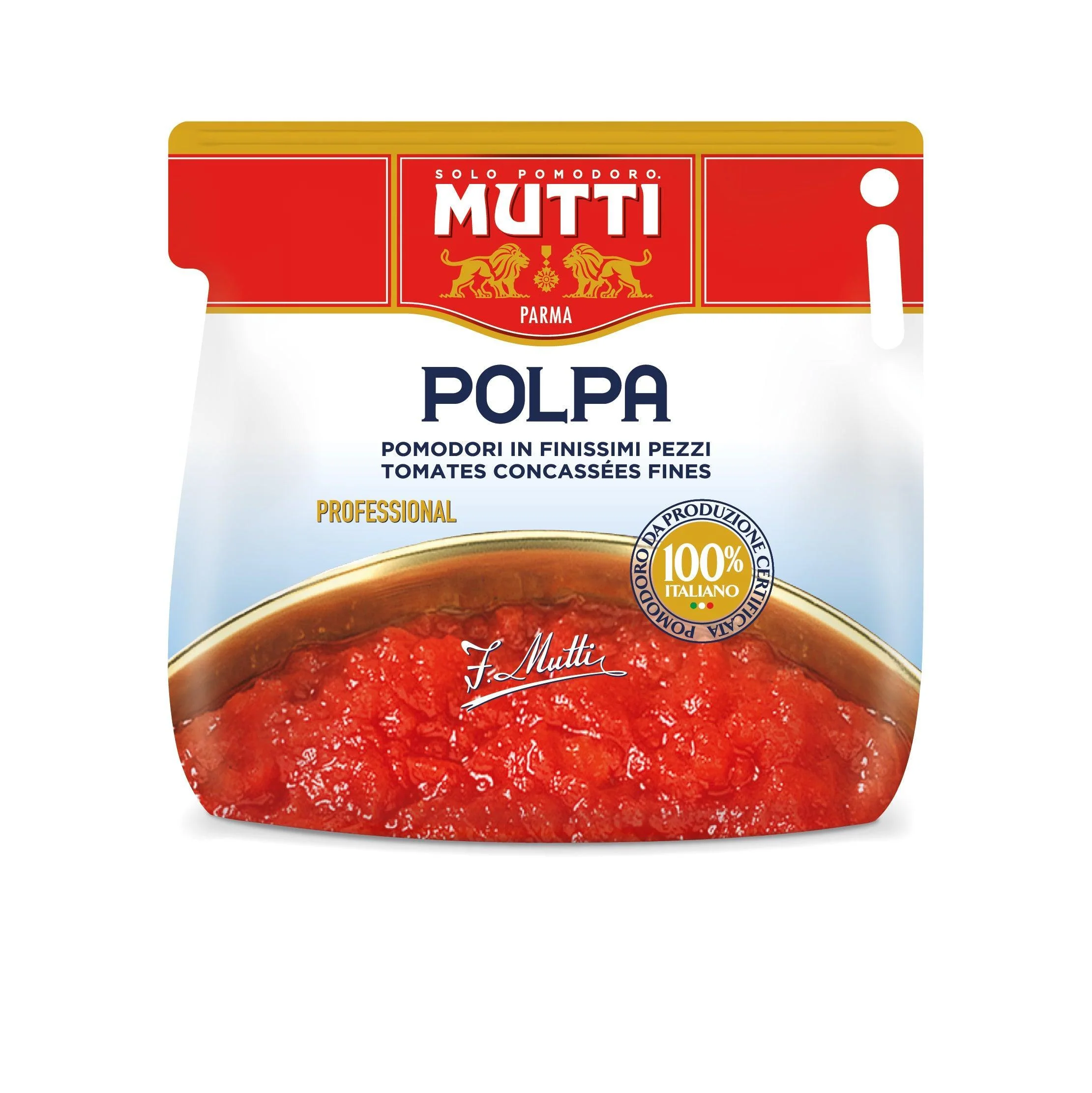Mutti - Chopped Tomatoes - Polpa - Pouch - Image 2