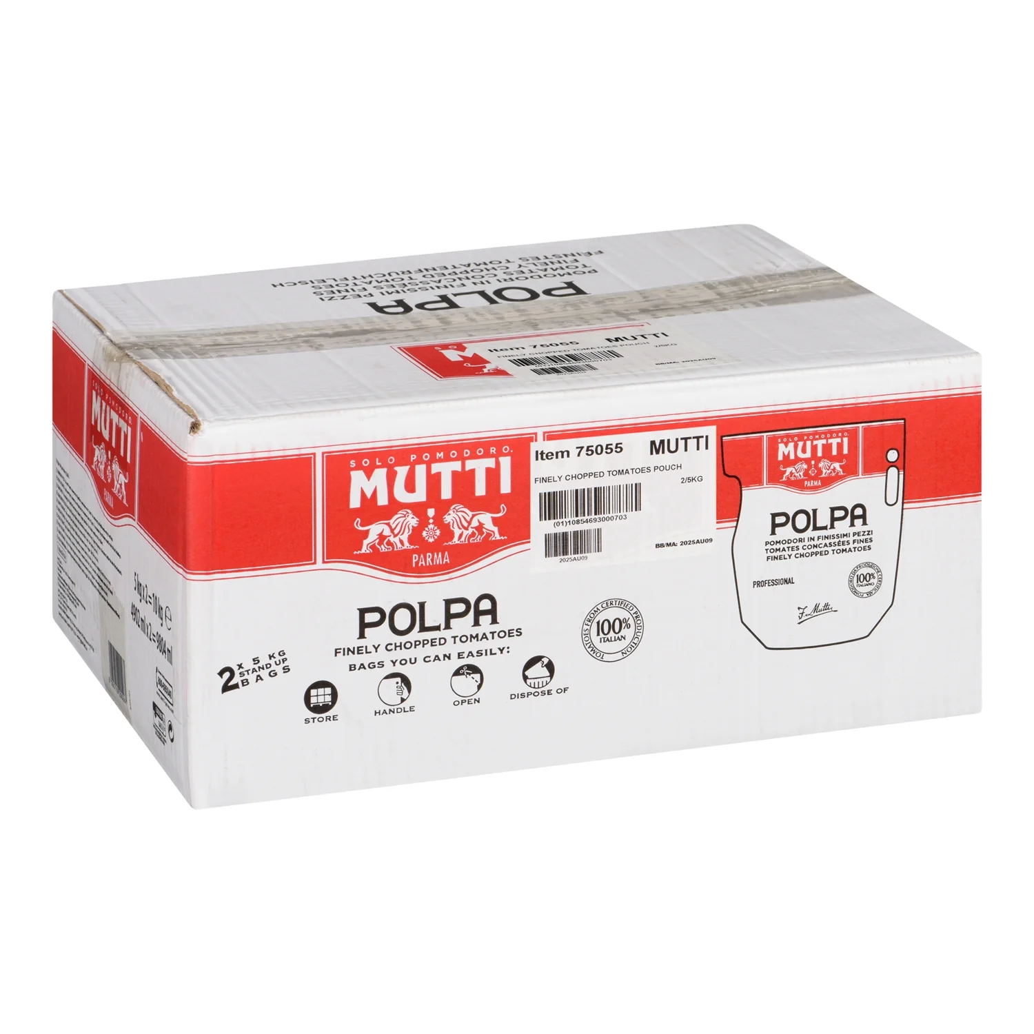 Mutti - Chopped Tomatoes - Polpa - Pouch - Image 3