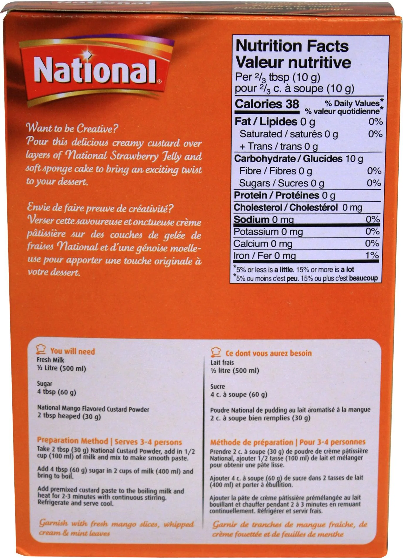 National - Custard Powder - Mango - Image 3
