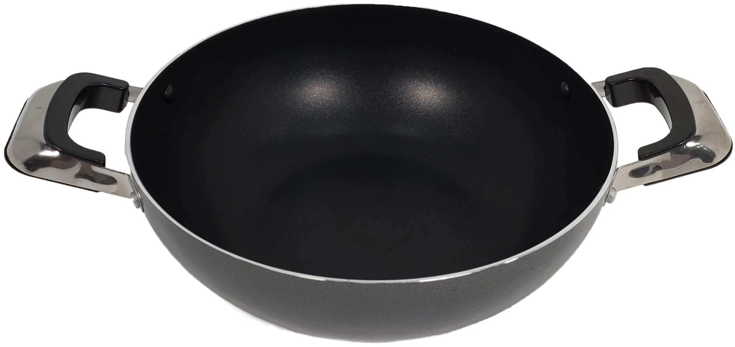 XC - Non Stick Wok w/G. Lid 24cm - 3mm S/Handle - Image 2