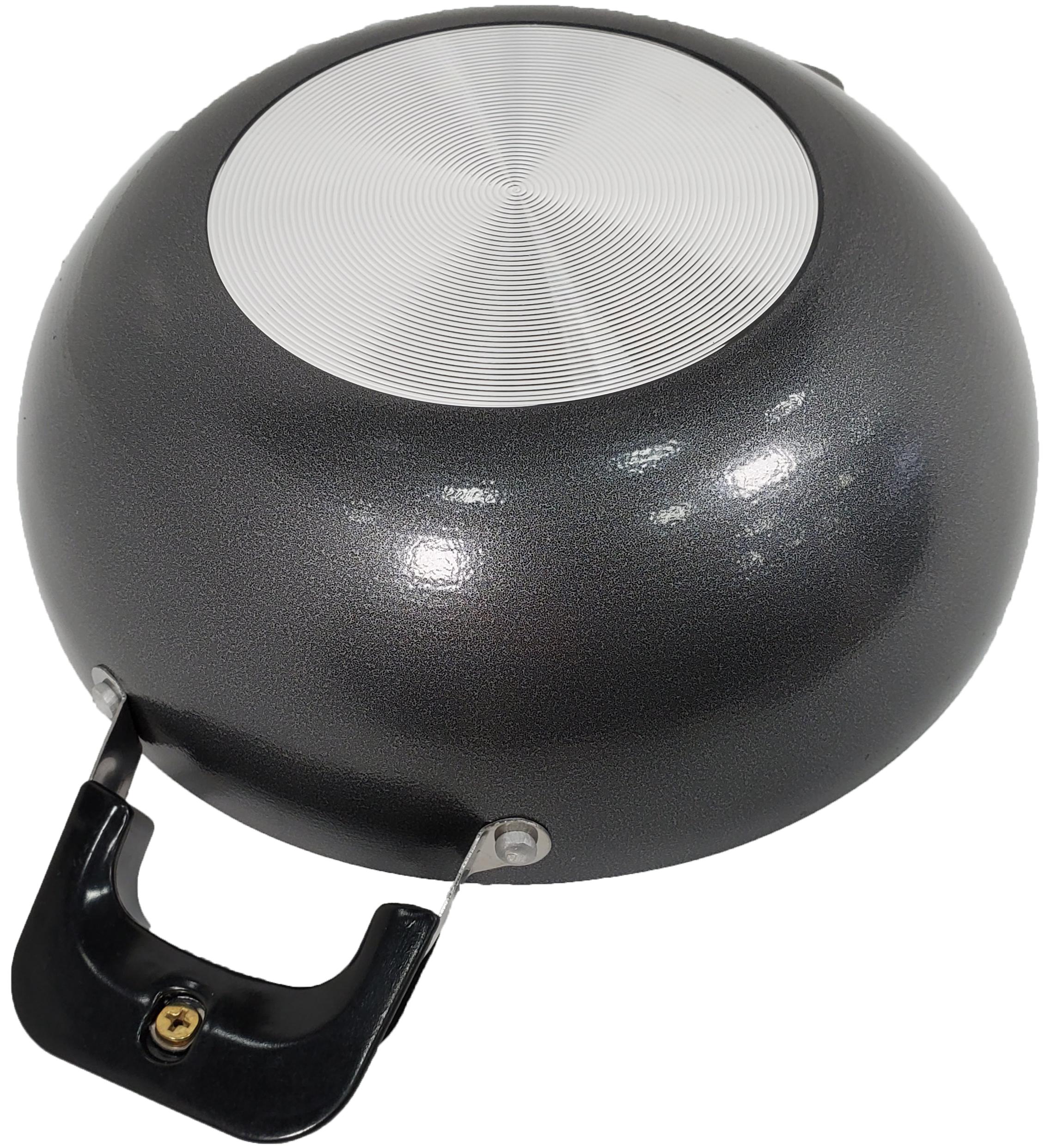 XC - Non Stick Wok w/G. Lid 24cm - 3mm S/Handle - Image 5