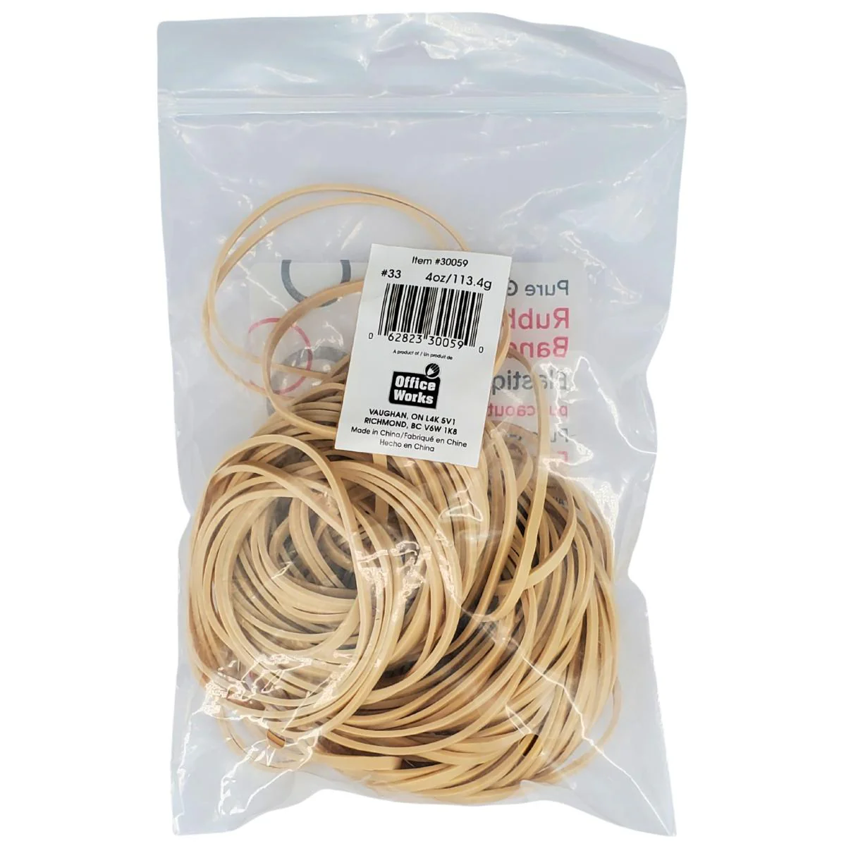 Office Works - #33 Rubber Bands - 4oz - Image 2