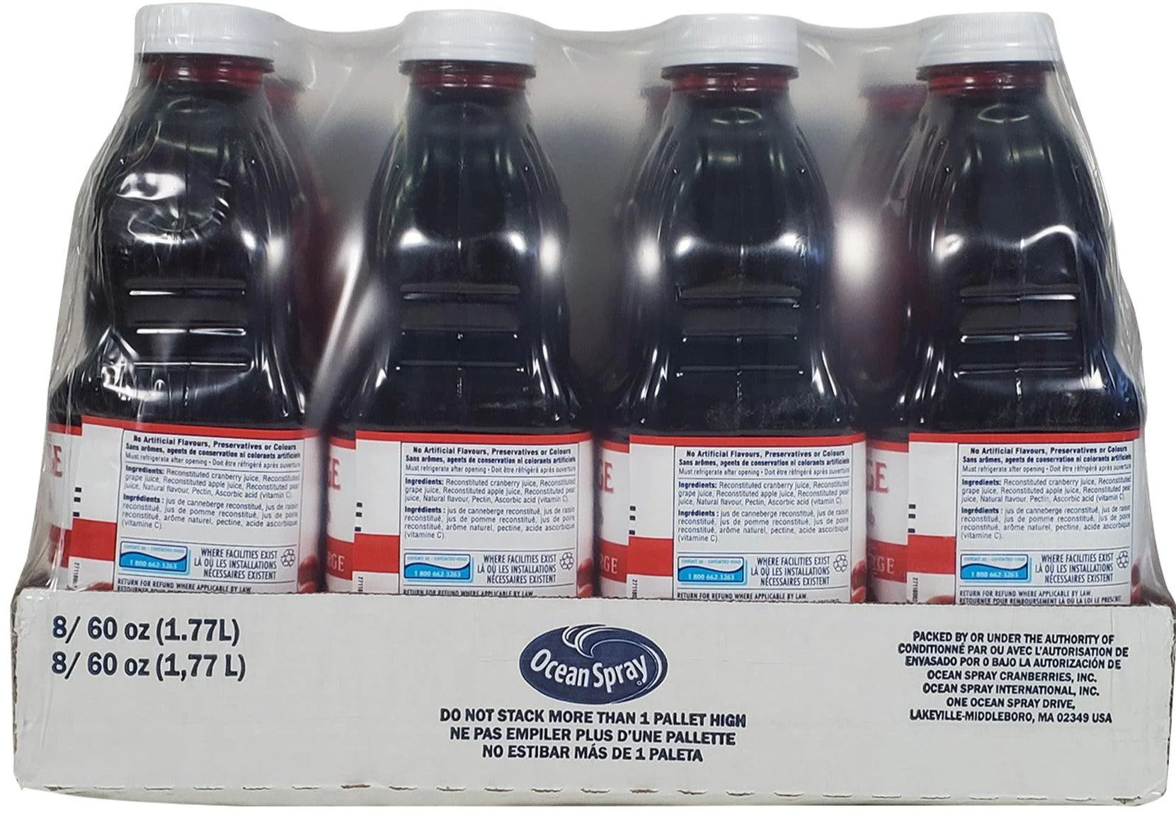 Ocean Spray - 100% Cranberry - PET - Image 3