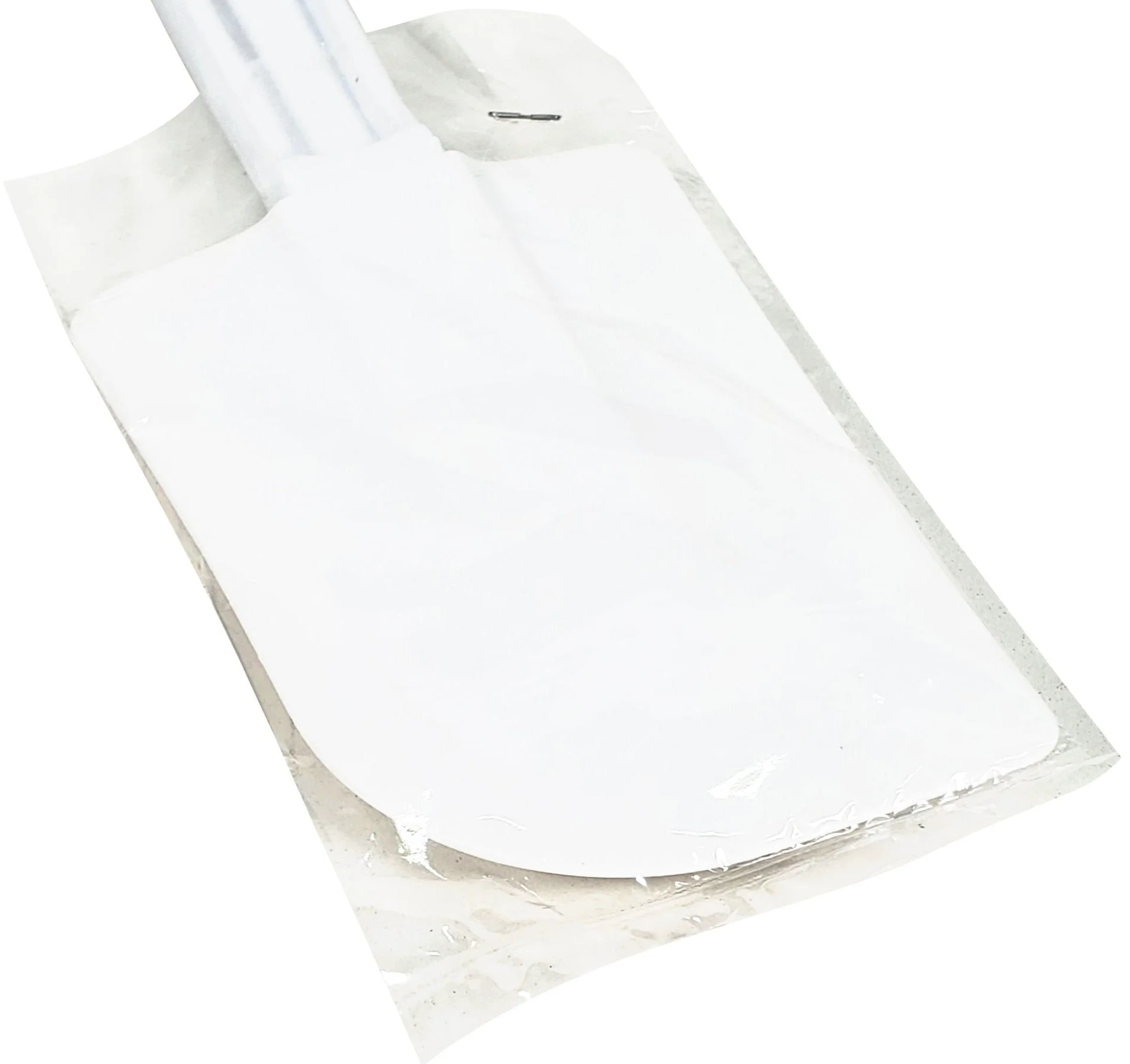 Plastic Scraper - 14" Flat Blade - White Handle - Image 2