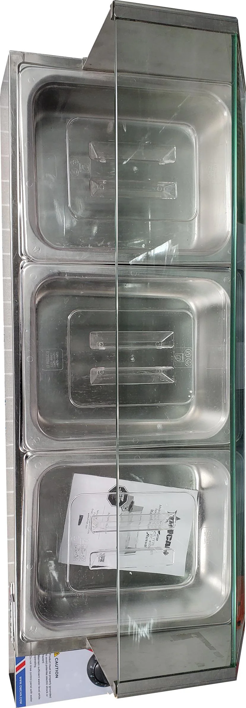 Omcan - 57" Bain Marie Food Warmer (TB-5) - 5 Half Size Pans - 48805 - Image 4