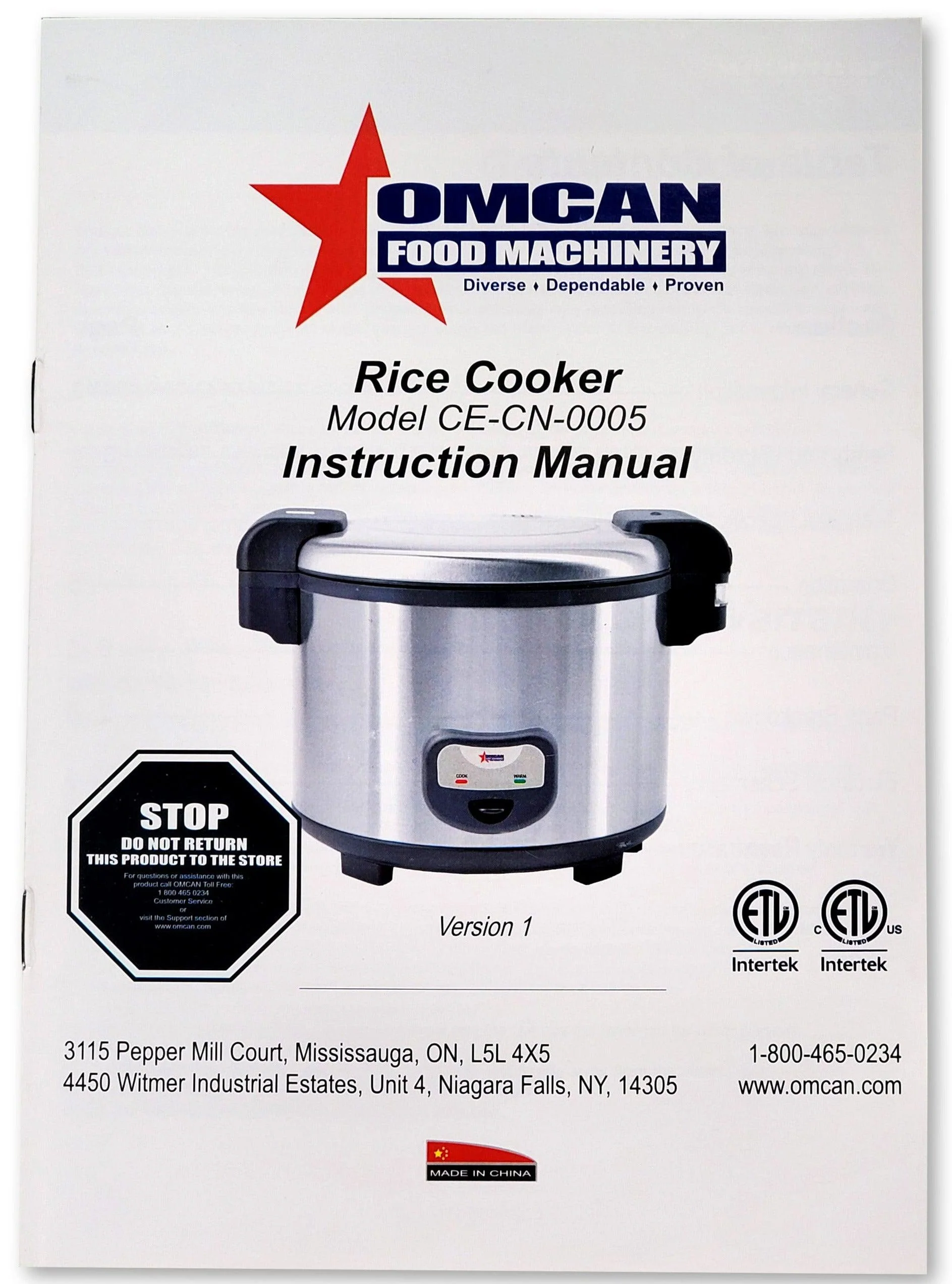 Omcan - Rice Cooker & Warmer (64 Cups) - Image 13