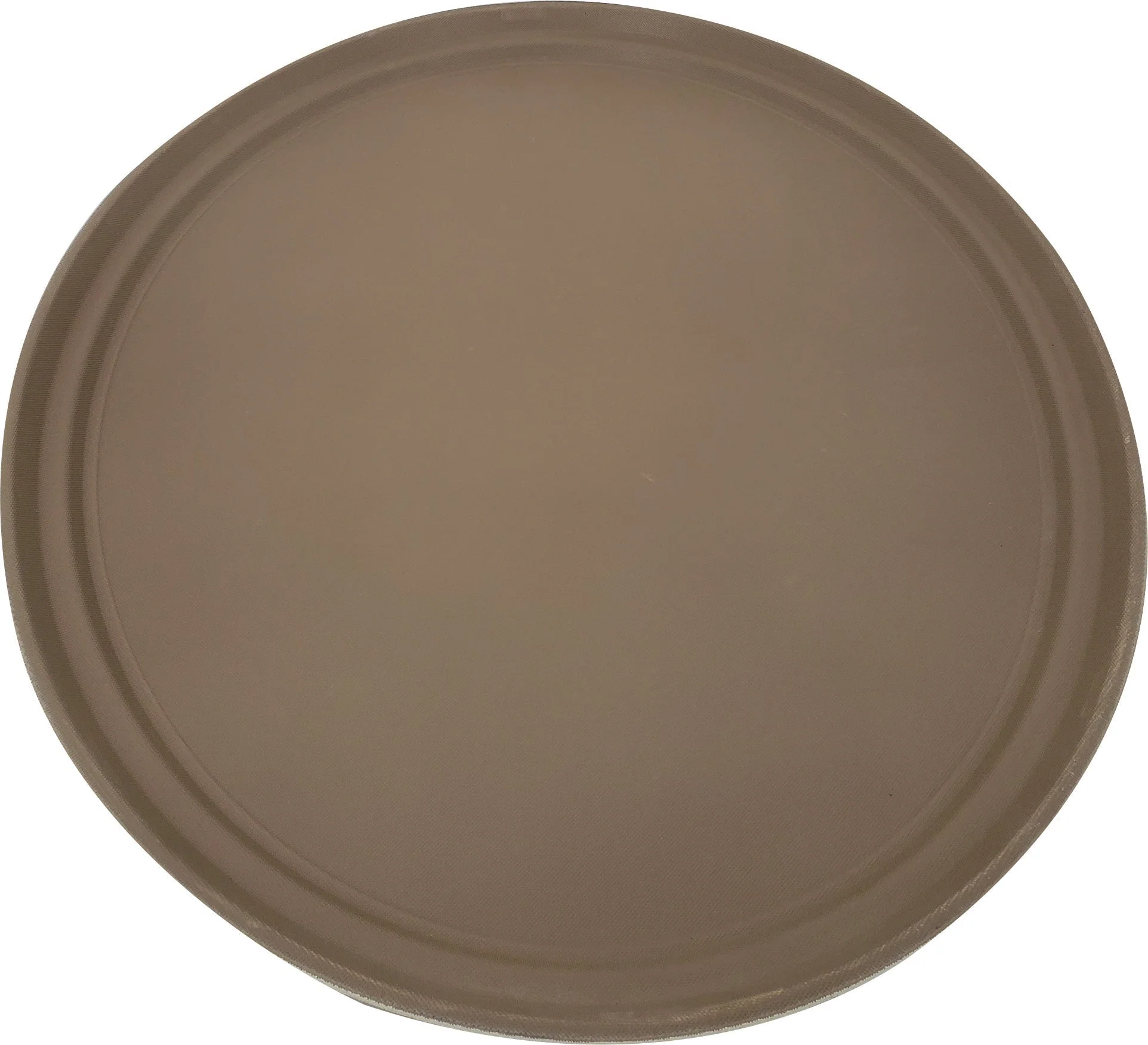 Oval 20" x 25" - Non-Slip Server's Tray - 2500CT - Brown - Image 3