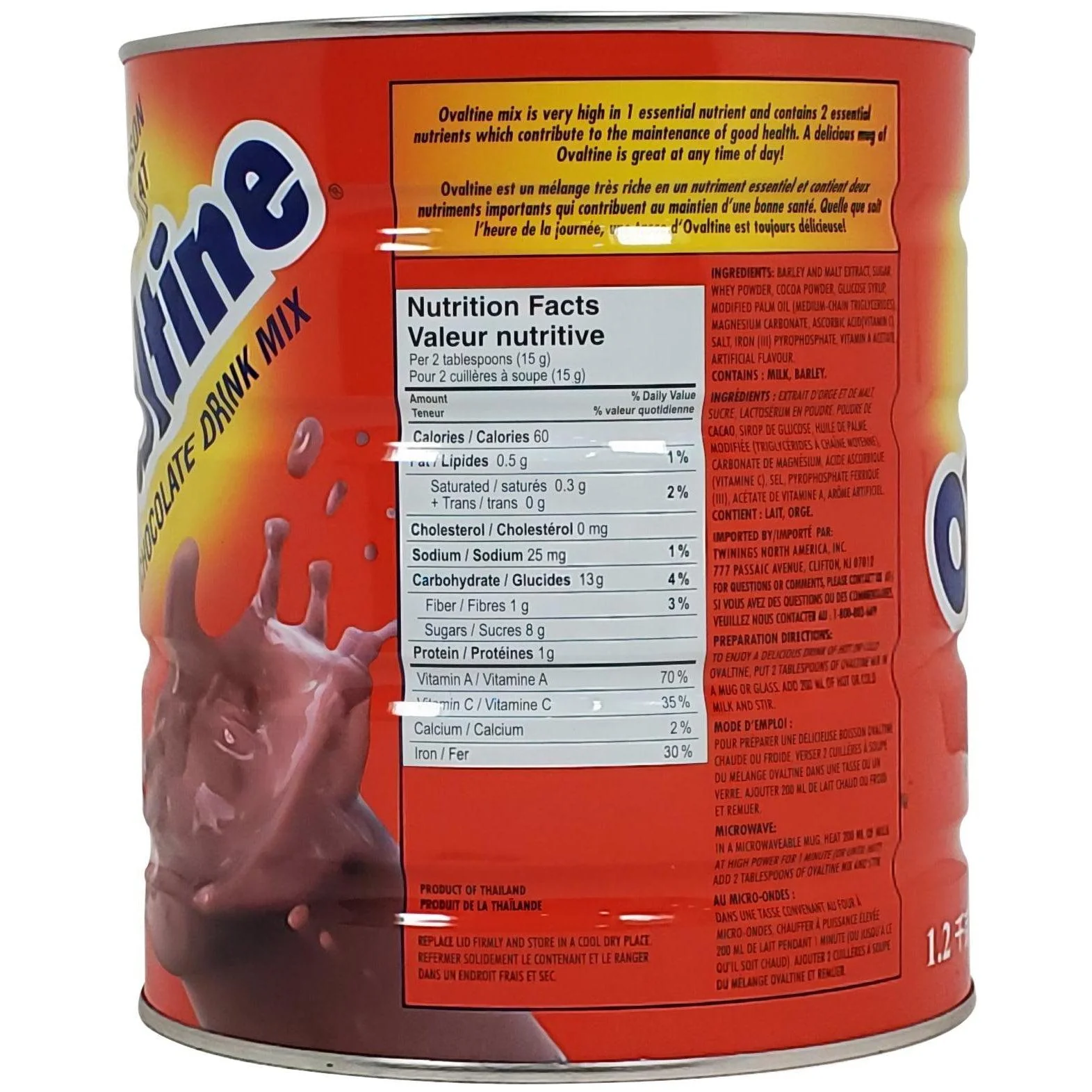 Ovaltine - Malted Chocolate Drink Mix - Image 3