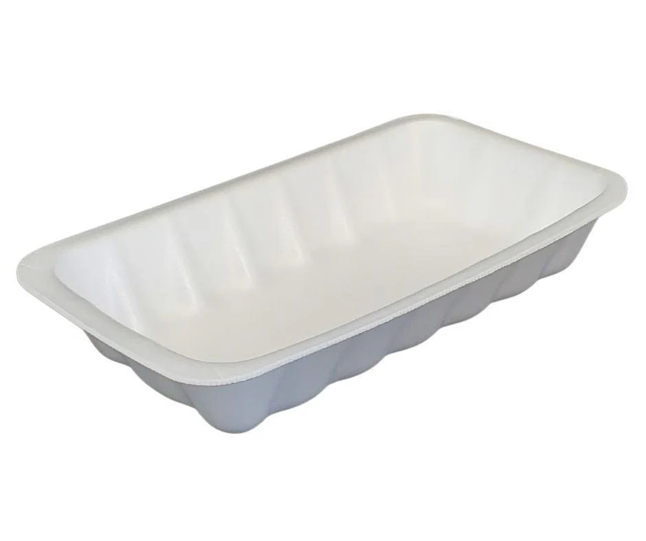 Dyne-A-Pak - Foam Meat Tray - White - #10K - Image 2