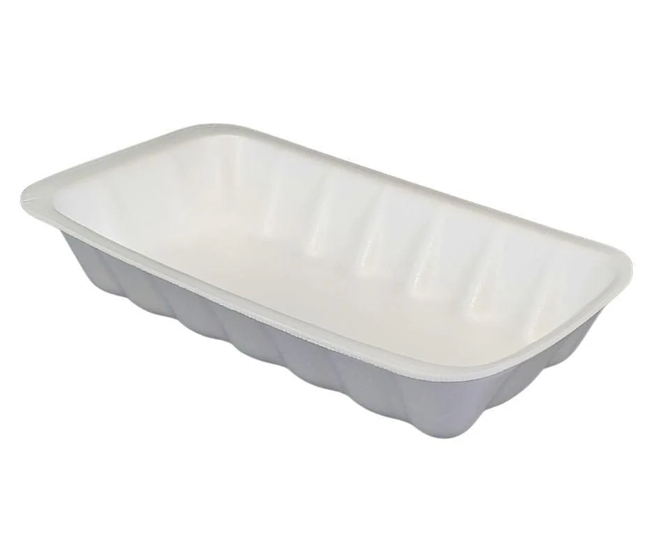 Dyne-A-Pak - Foam Meat Tray - White - #10K - Image 3