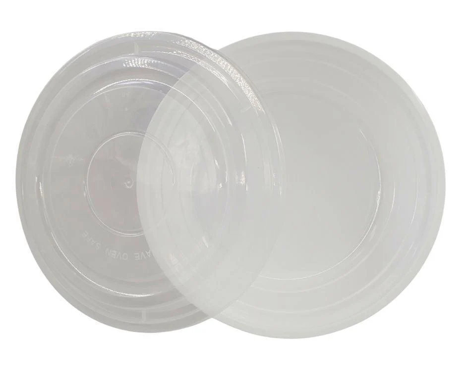 Value+ - 7" Round Plastic Container - White - 923W - Image 3