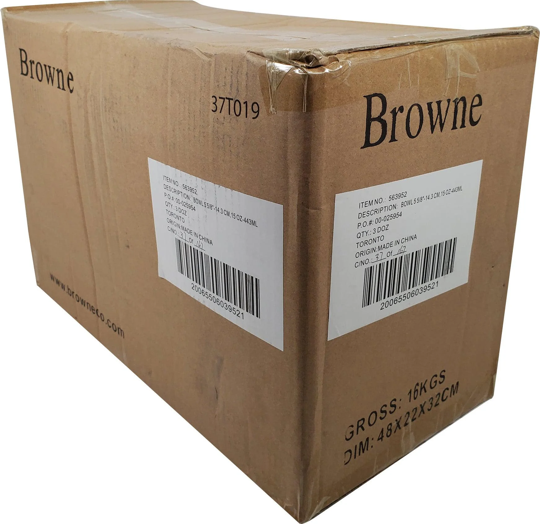CLR - Browne - Cereal Bowl Dia 14.3cm/5.5", 443ml/15oz - 563952 - Image 2
