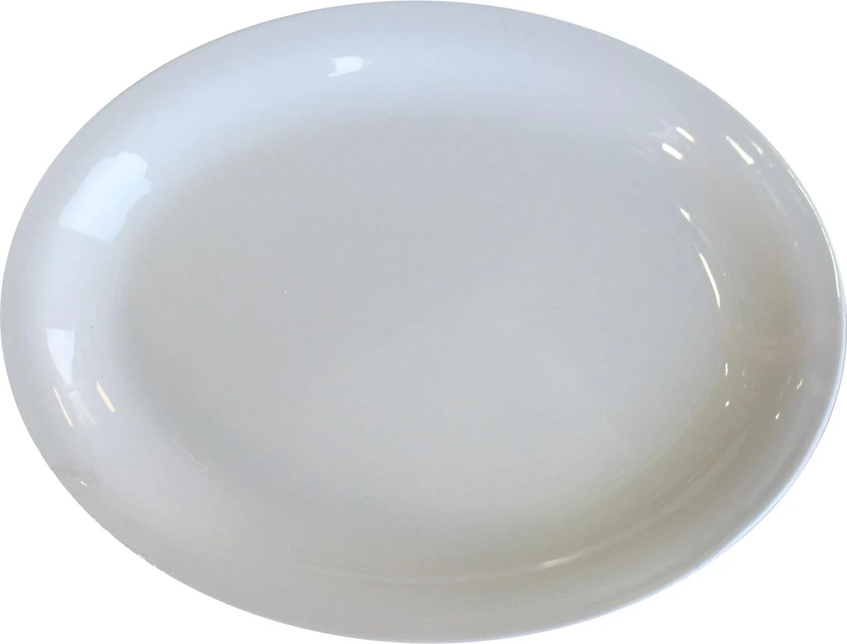 CLR - Browne - Oval Platter 9 3/4" - 24.8 CM - White - 563967 - Image 2