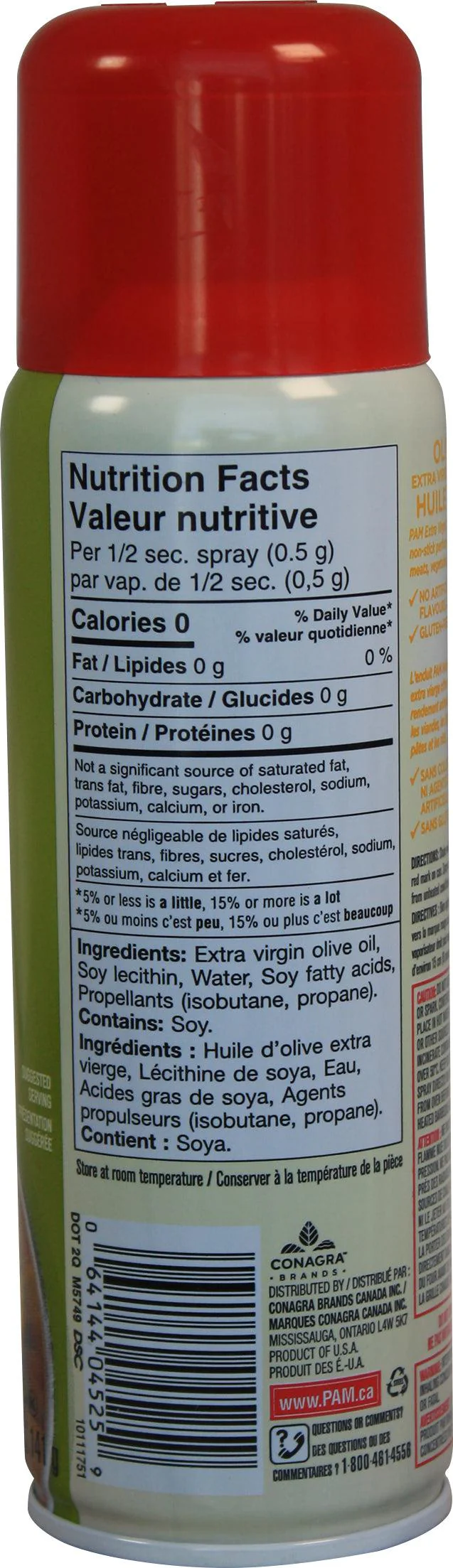 CLR - Pam - Olive Oil Spray - 141g - Image 2