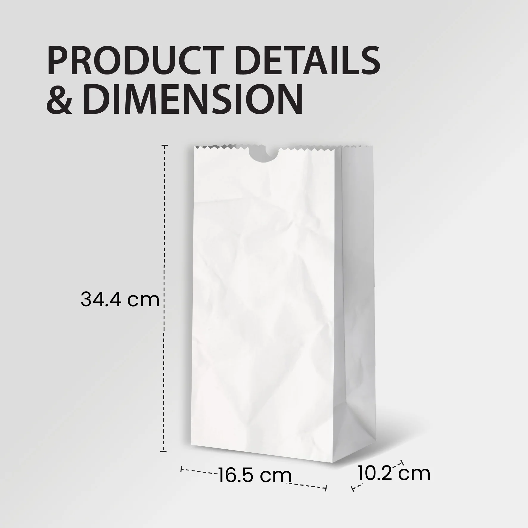 Paper Bags - White - #10 - Made in Canada - Image 2