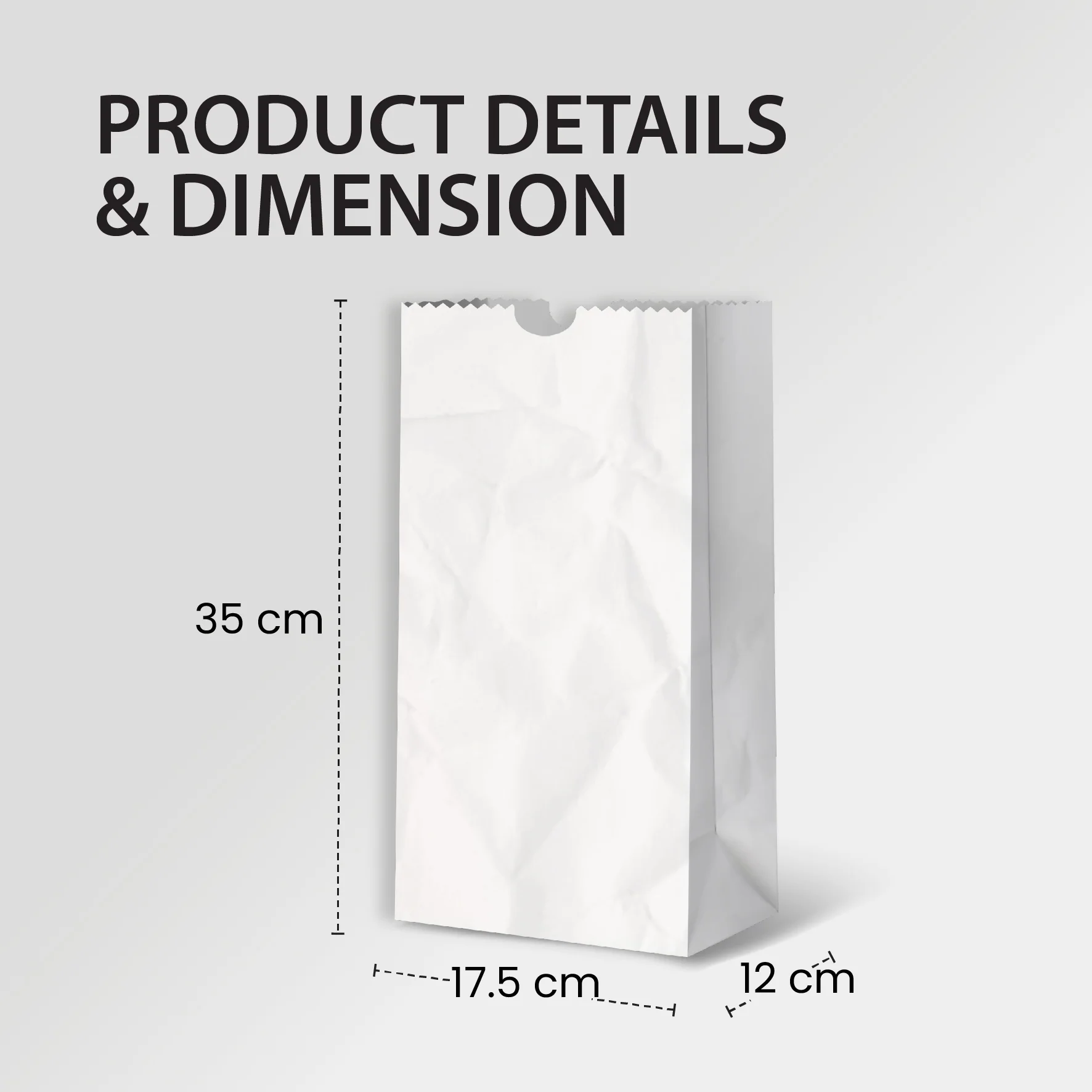 Paper Bags - White - #12 - Made in Canada - Image 2