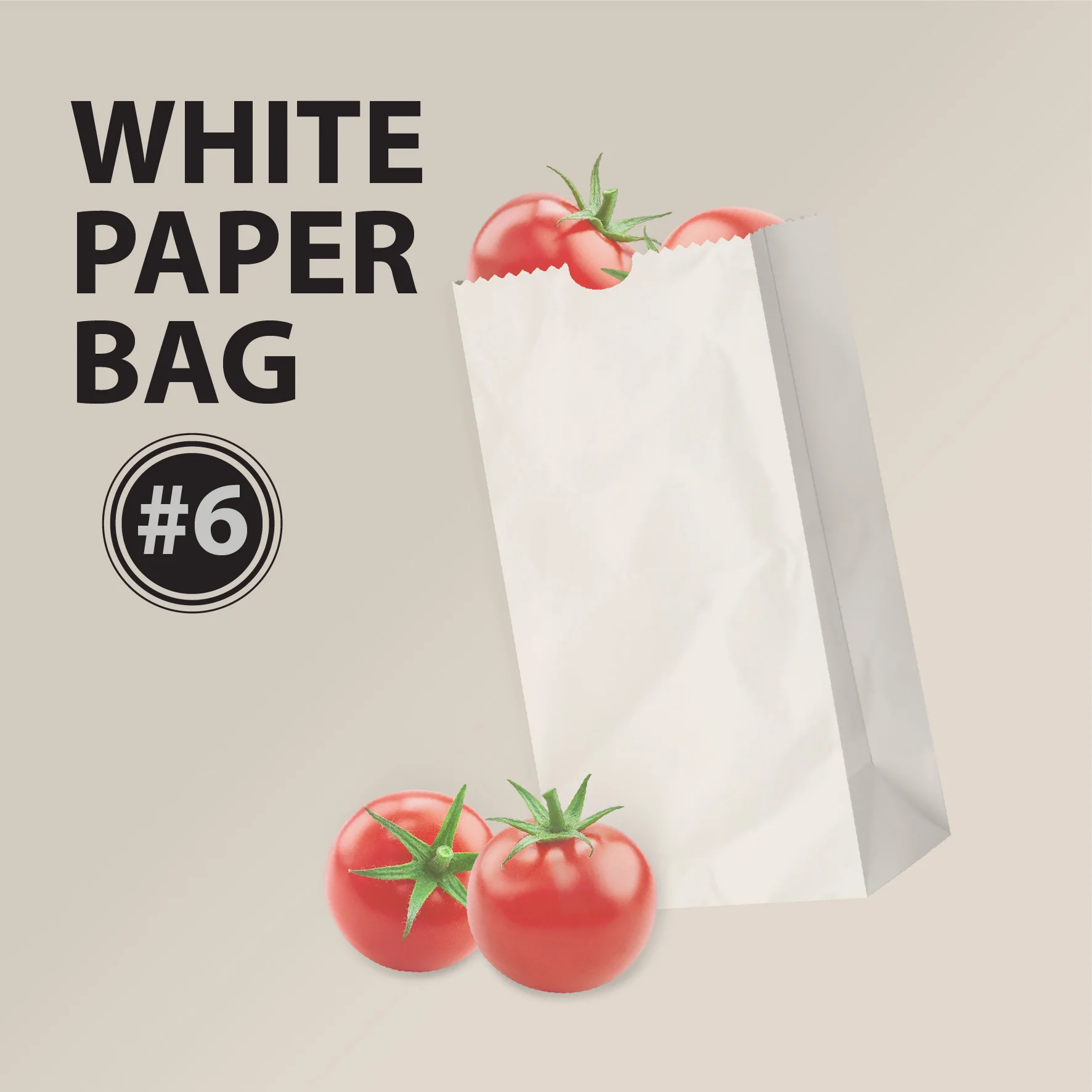 Paper Bags - White - #6 - Made in Canada - Image 7