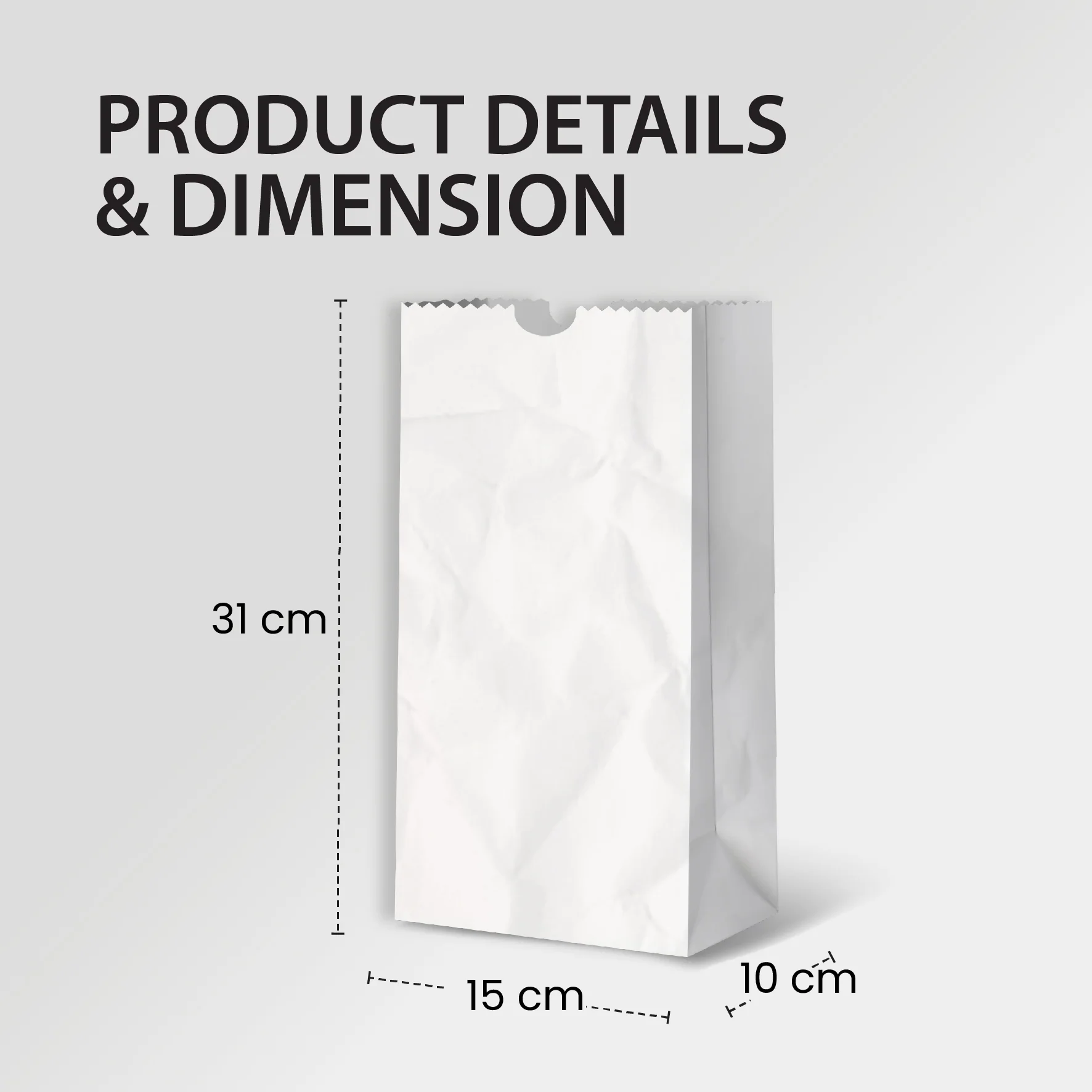 Paper Bags - White - #8 - Made in Canada - Image 2
