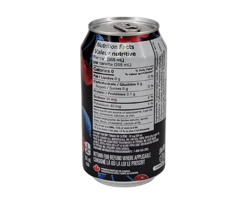 Pepsi - Cherry - Zero - Cans - Image 3