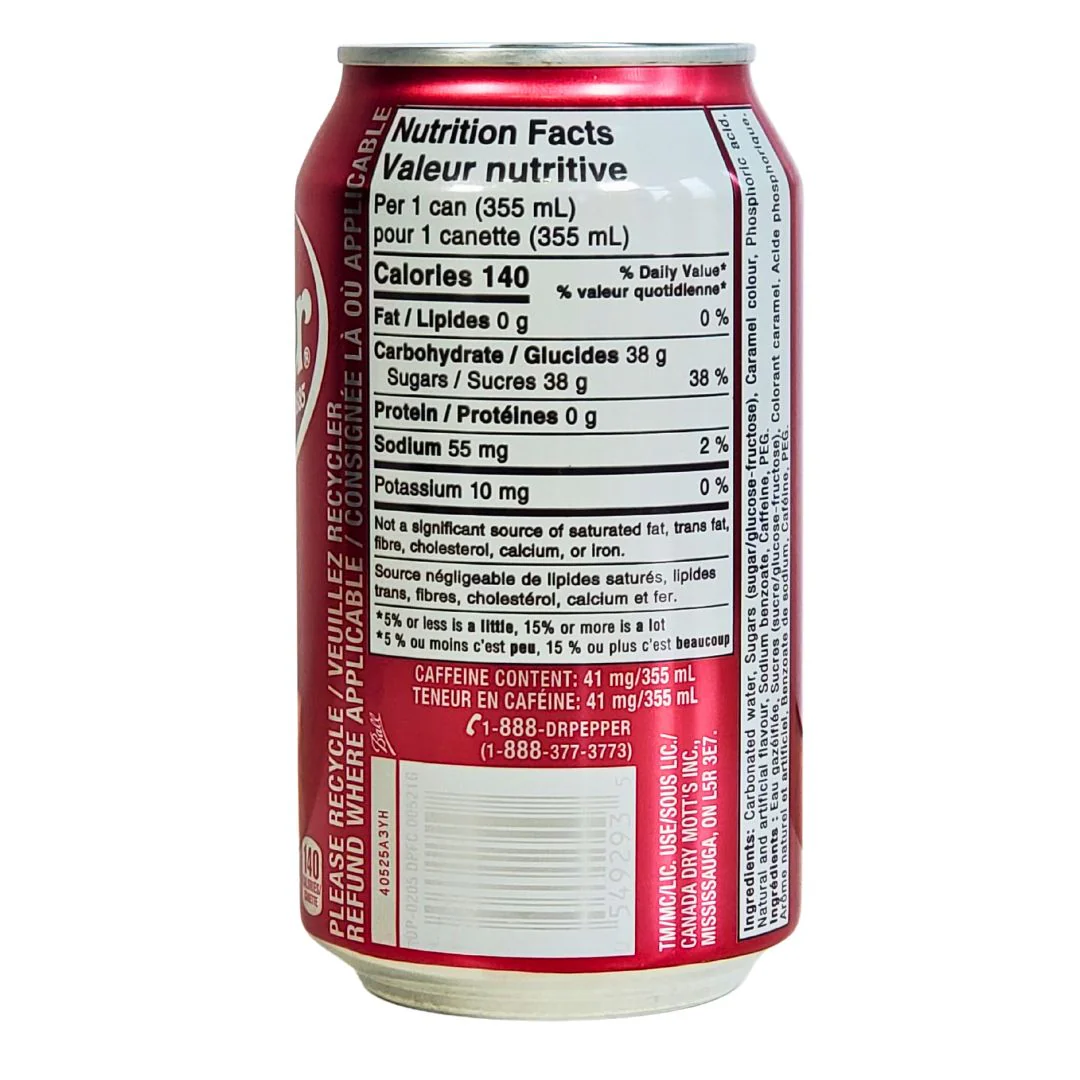 Dr. Pepper - Soda - Cans - Image 2