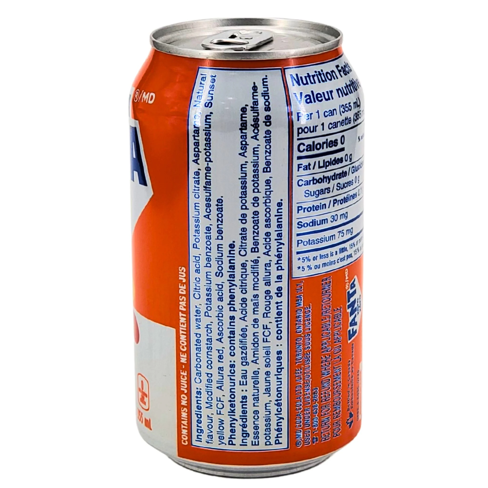 Fanta - Orange -  Zero - Cans - Image 5