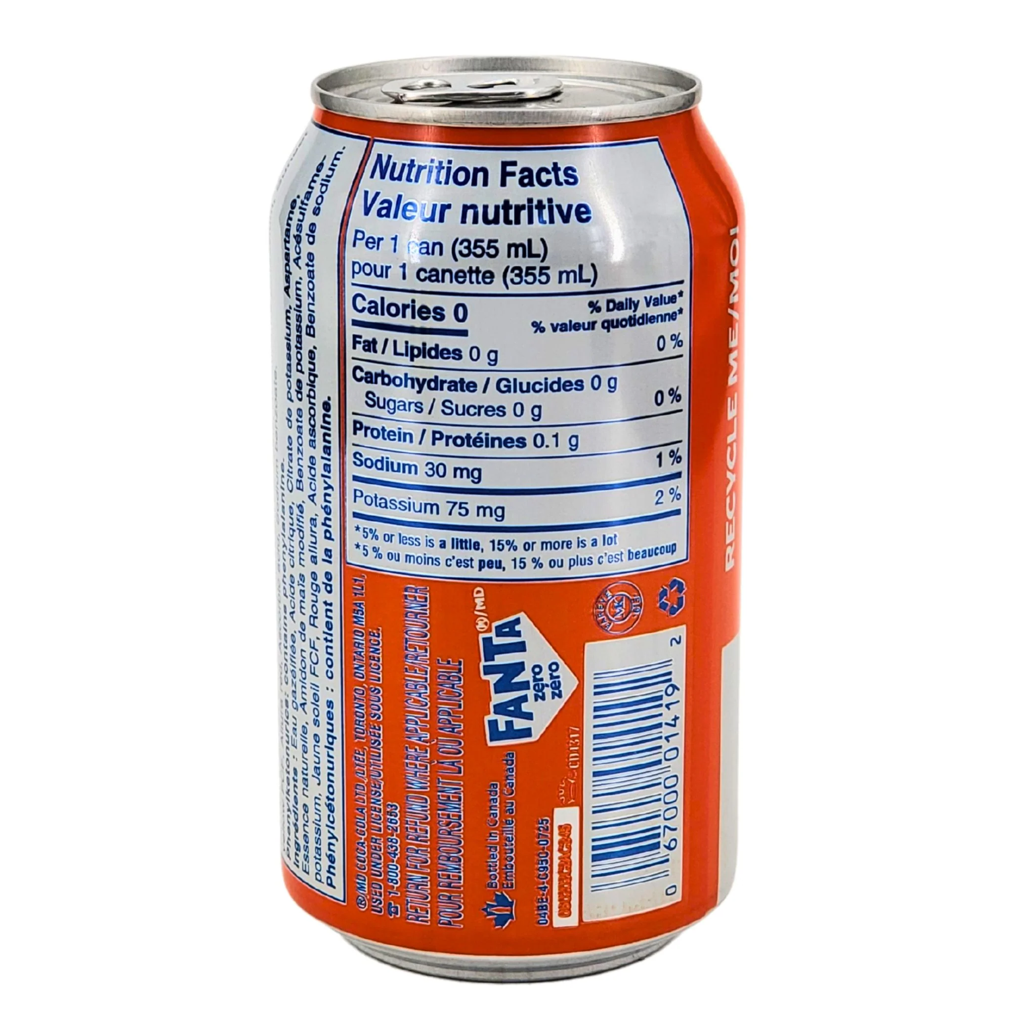 Fanta - Orange -  Zero - Cans - Image 6