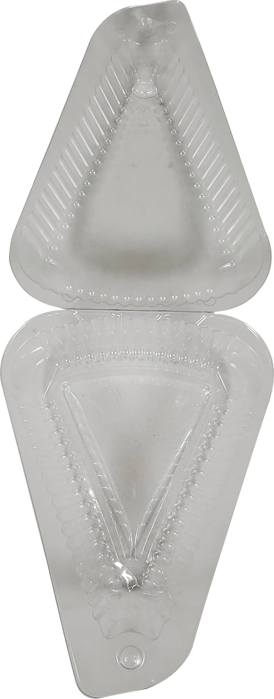 Pie Slice Container - Medium - Clear Hinged - 03210 - Image 2