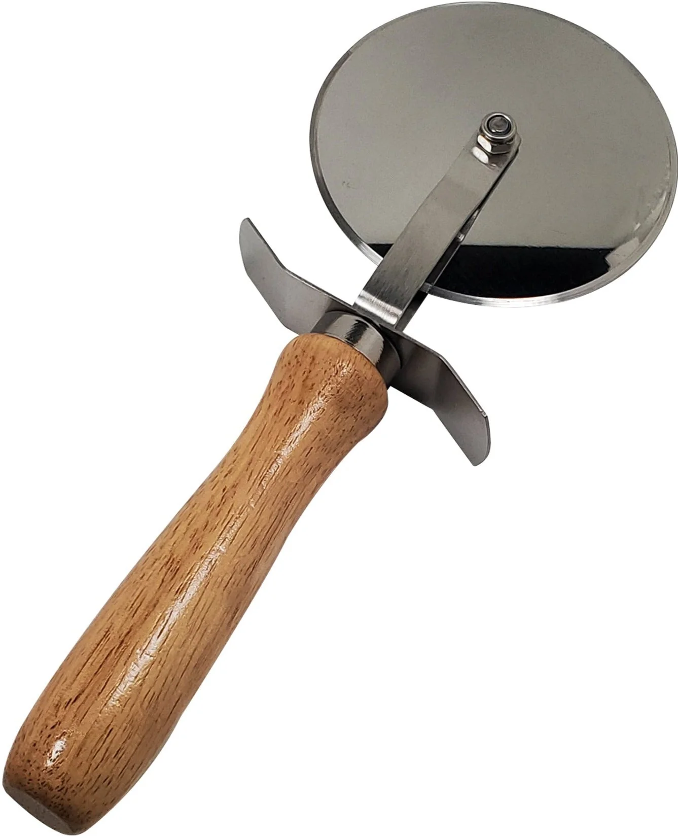 Pizza Cutter 4" - Wood Handle - SAG707400 - Image 3