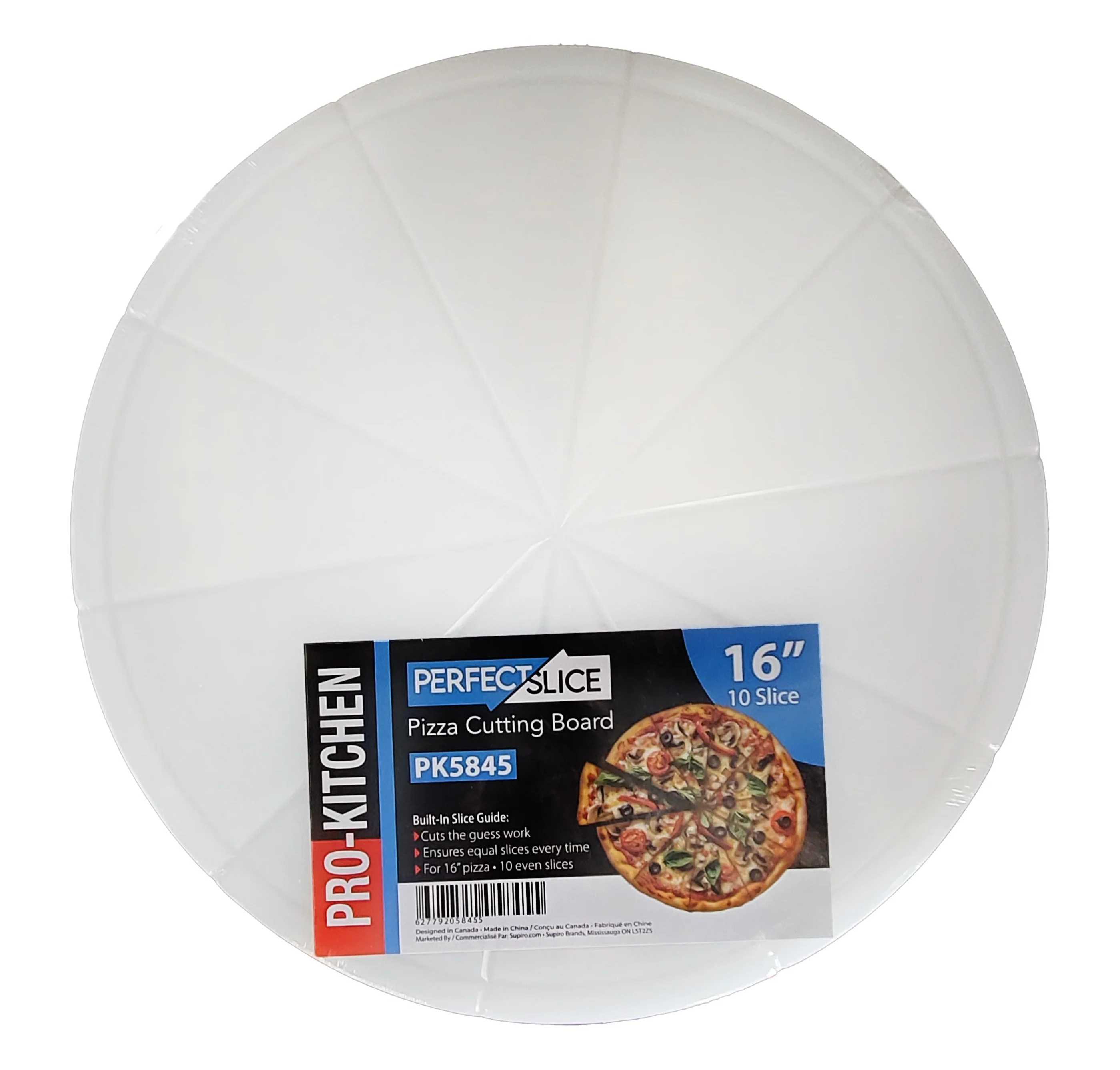 Pizza Cutting Board - Polyethylene - 16" - 10 Slices - Image 2