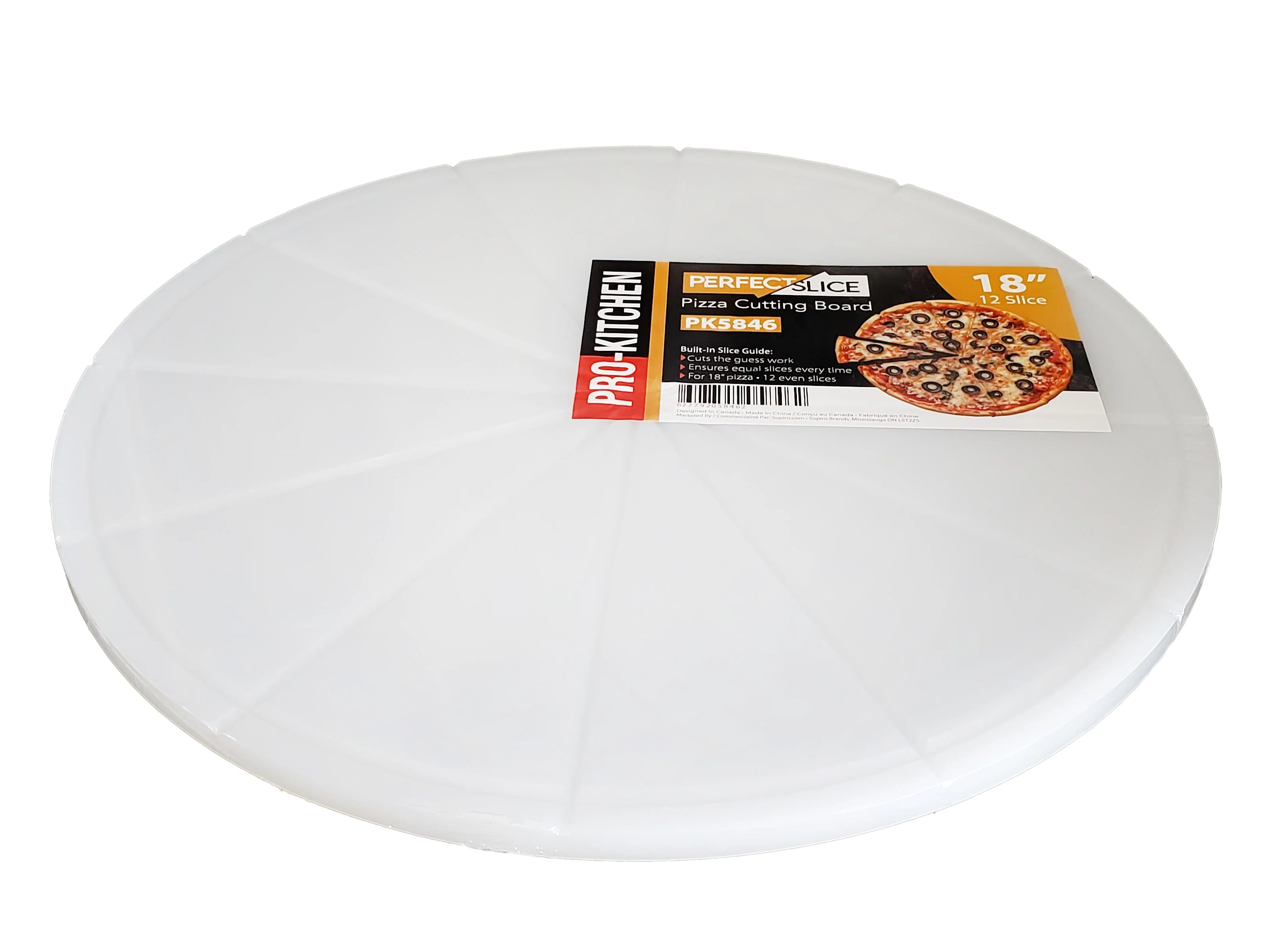 Pizza Cutting Board - Polyethylene - 18" - 12 Slices - Image 2