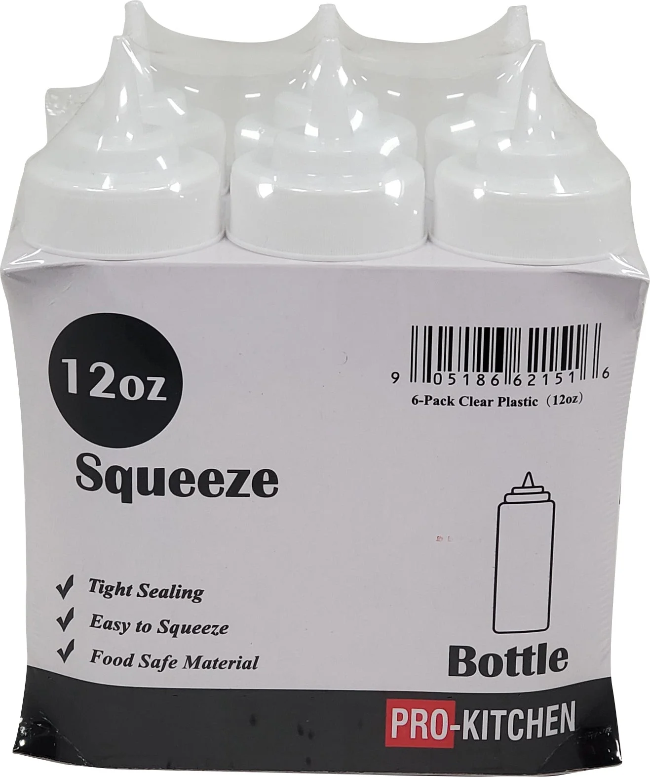 Pro-Kitchen - 12oz Squeeze Bottle - Standard - Clear - QY409C - Image 8