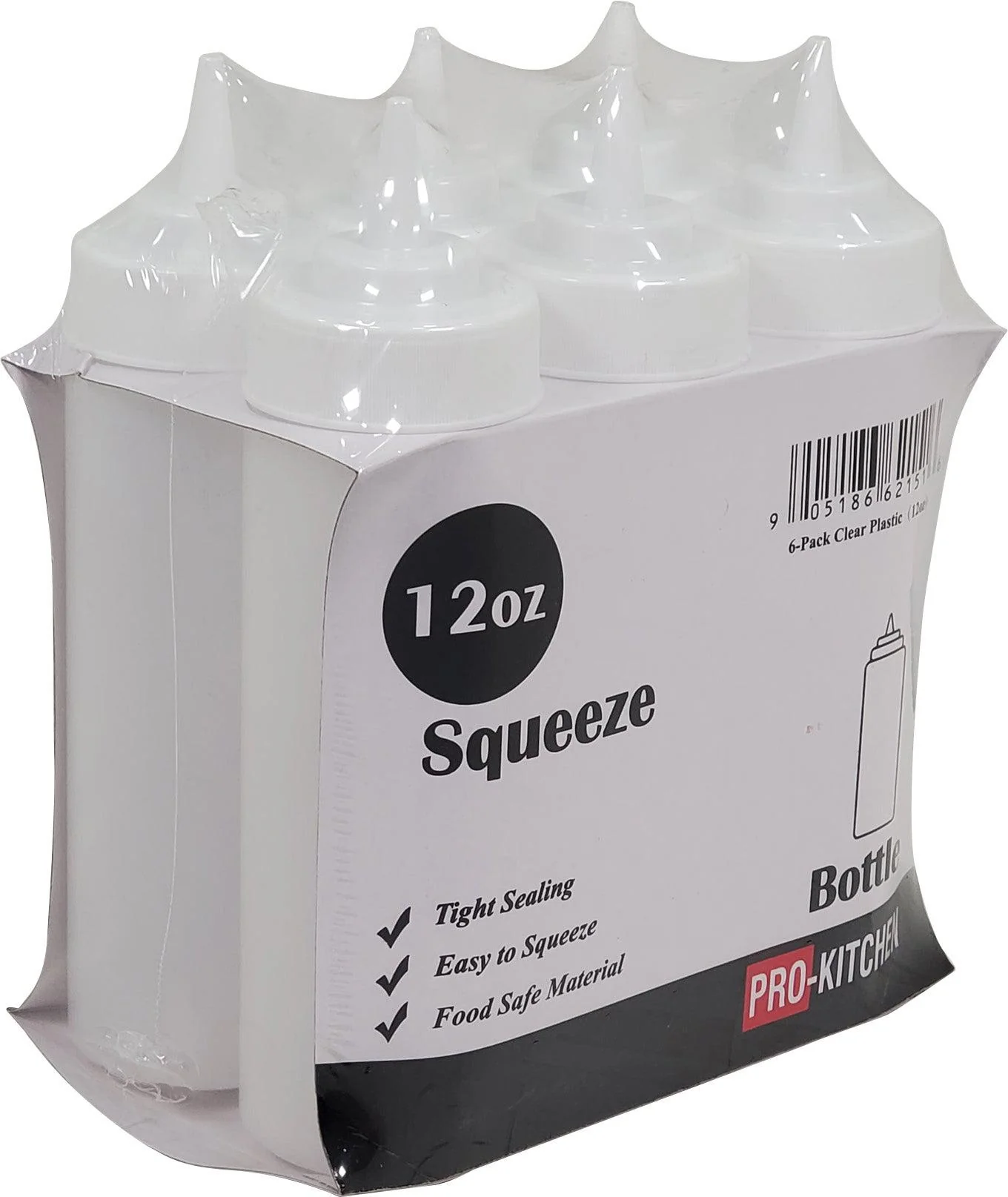 Pro-Kitchen - 12oz Squeeze Bottle - Standard - Clear - QY409C - Image 9