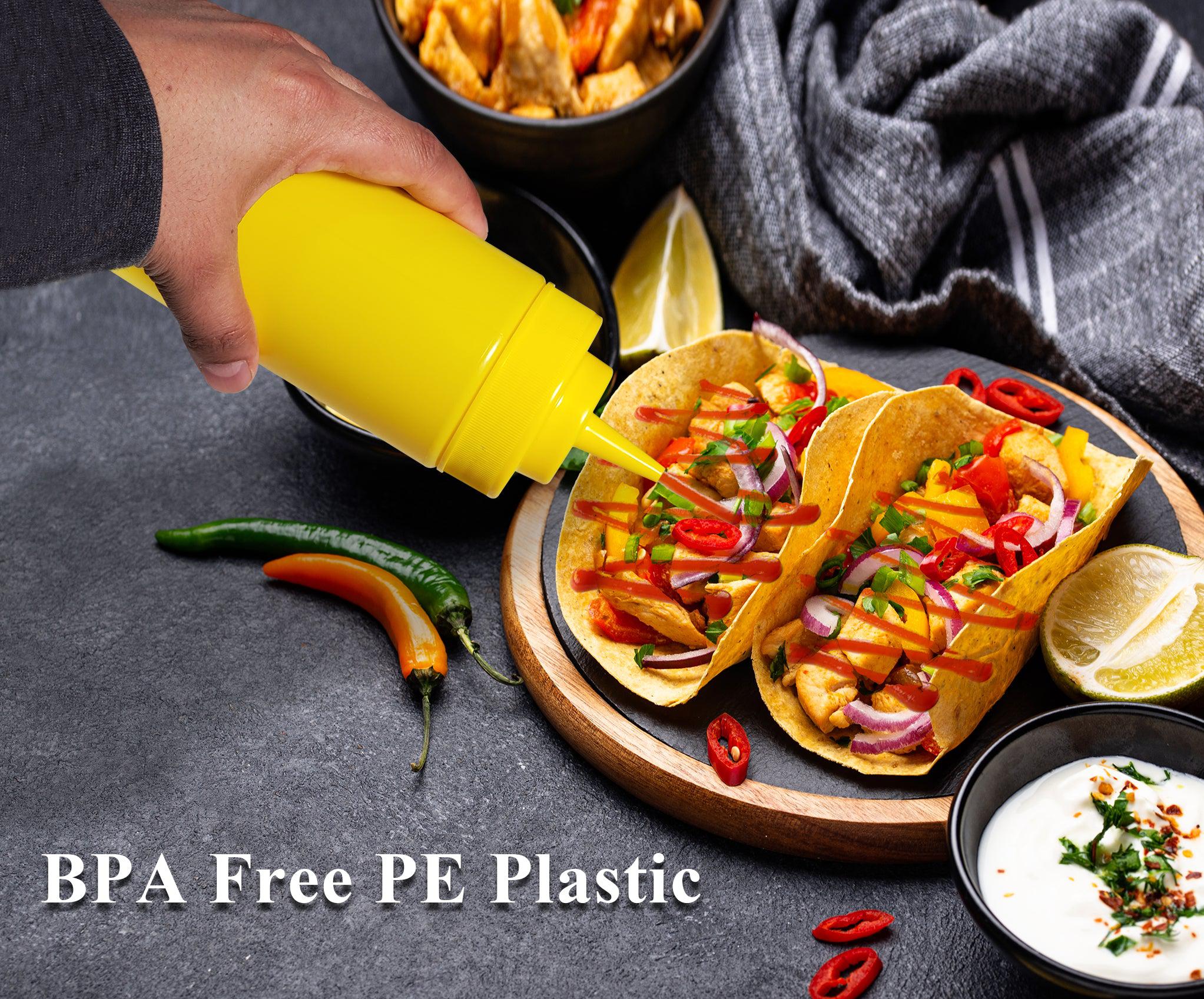 Pro-Kitchen - 24oz Squeeze Bottle - Standard - Yellow - QY411Y - Image 5