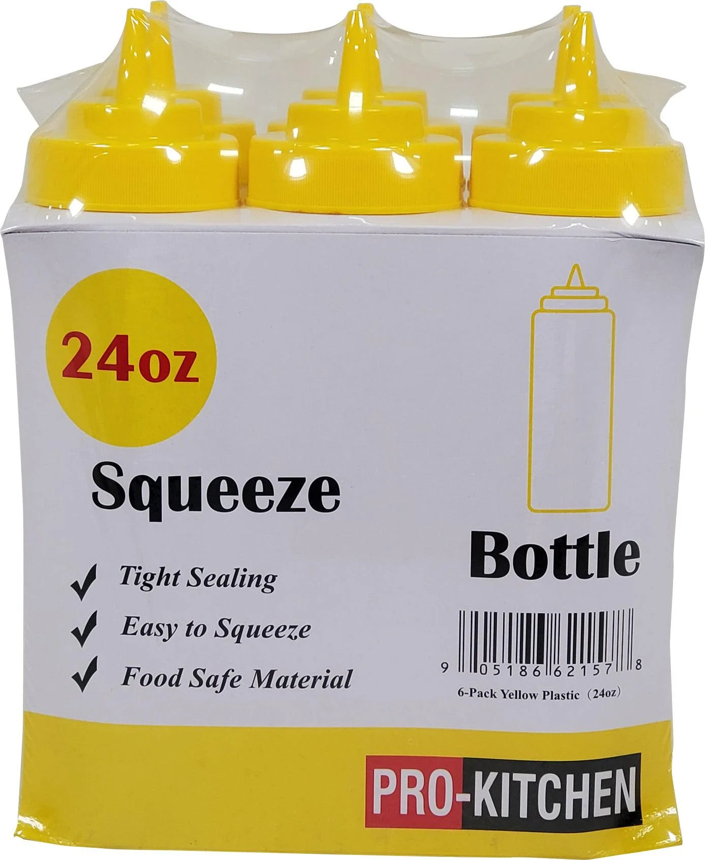 Pro-Kitchen - 24oz Squeeze Bottle - Standard - Yellow - QY411Y - Image 8