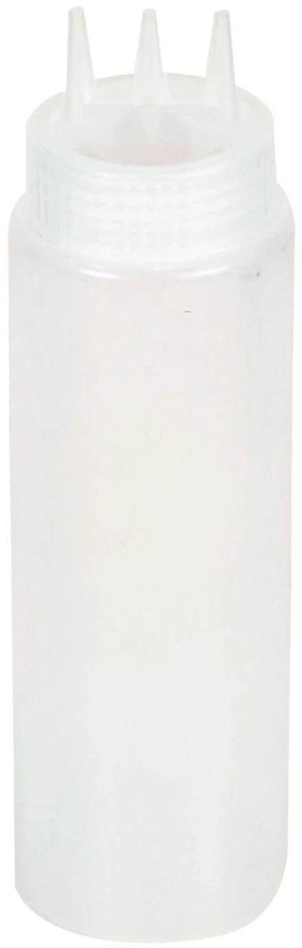 Pro-Kitchen - 24oz Squeeze Bottle - Tri Tip - Clear - JSP24 - Image 2