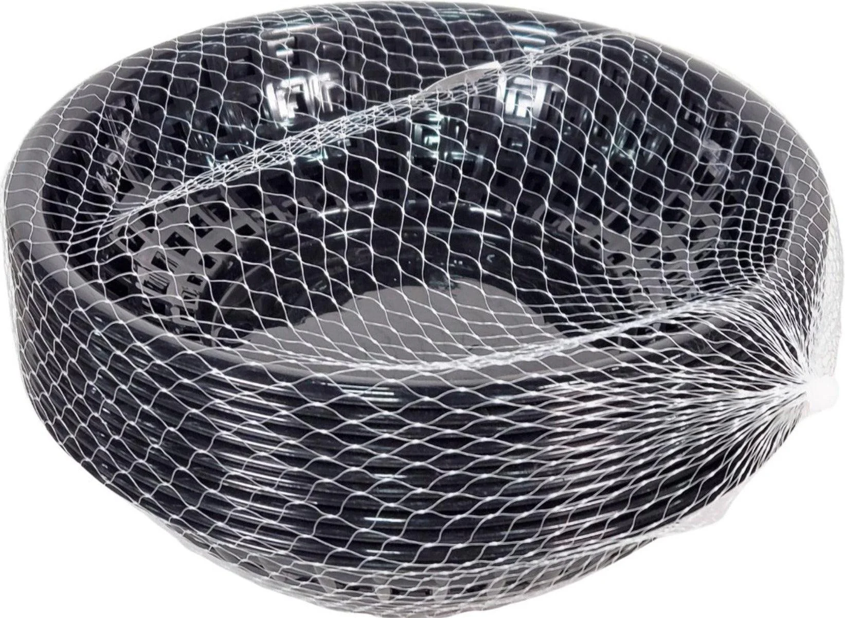 CLR - Plastic Fast Food Basket - Round - Black - AB-220 - Image 2