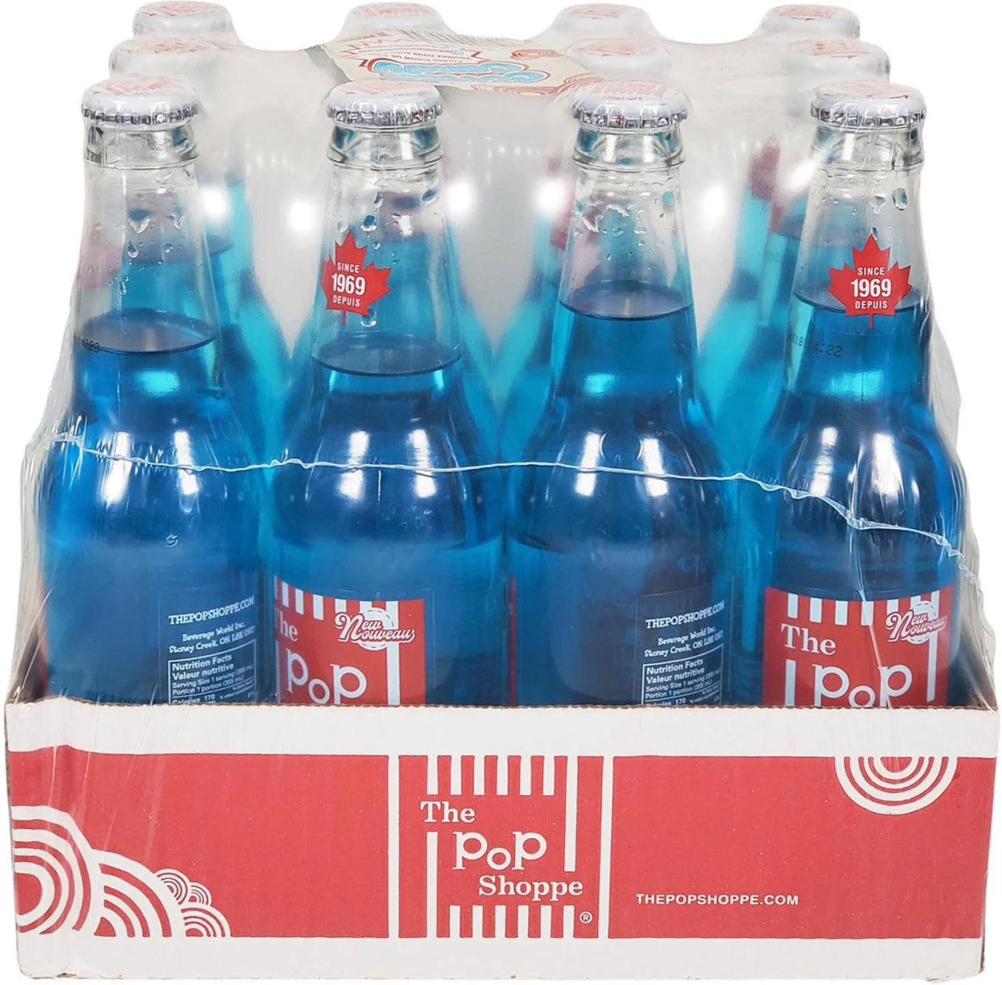 Pop Shoppe - Cotton Candy Soda - Glass Bottle - Image 2