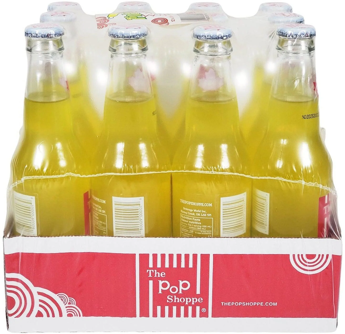 Pop Shoppe - Pineapple Soda - Glass Bottle - Image 2